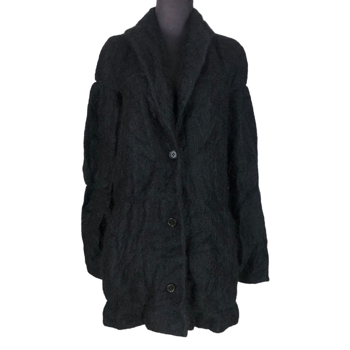 Issey Miyake Issey Miyake Wool Mohair Light Jacket Size XXS / US 00 / IT 34 - 2 Thumbnail