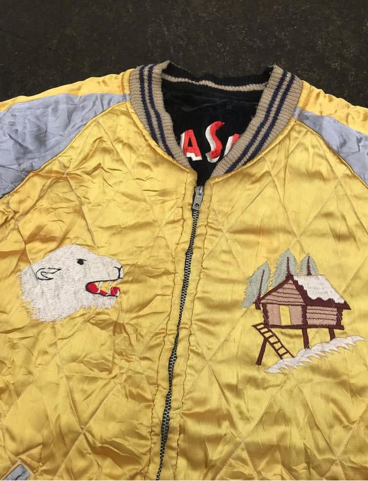Toyo Enterprises Alaska Toyo Enterprise Sukajan Reversible Velvet Jacket Size US XL / EU 56 / 4 - 7 Thumbnail