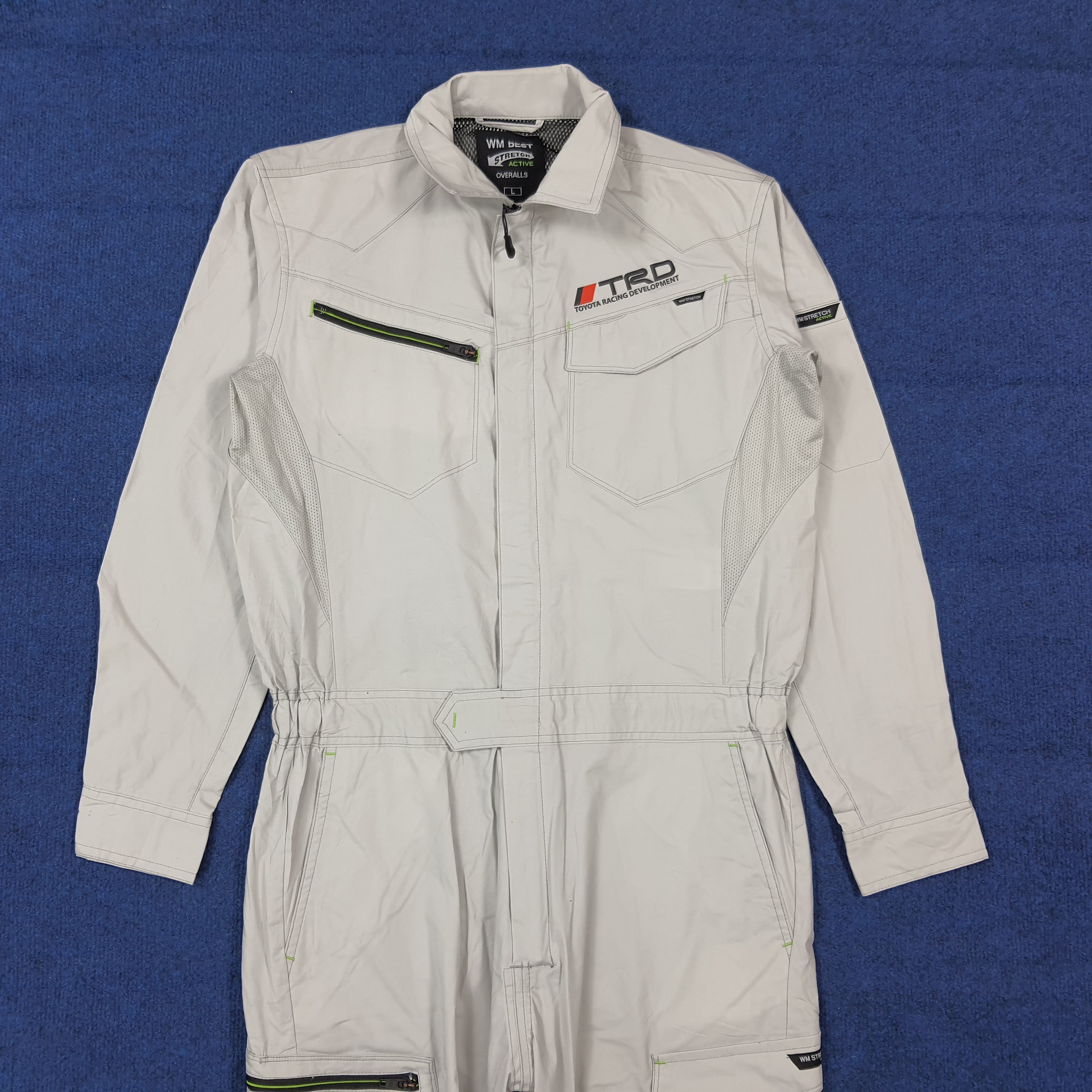 Japanese Brand Vintage TRD Toyota Motor Sports Custom Logo Coverall C286N17 Size US M / EU 48-50 / 2 - 3 Thumbnail