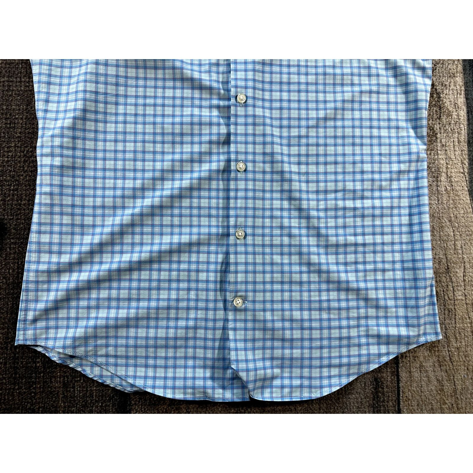 Peter Millar Peter Millar Summer Comfort Blue White Mens Med Long Sleeve Size US L / EU 52-54 / 3 - 4 Thumbnail