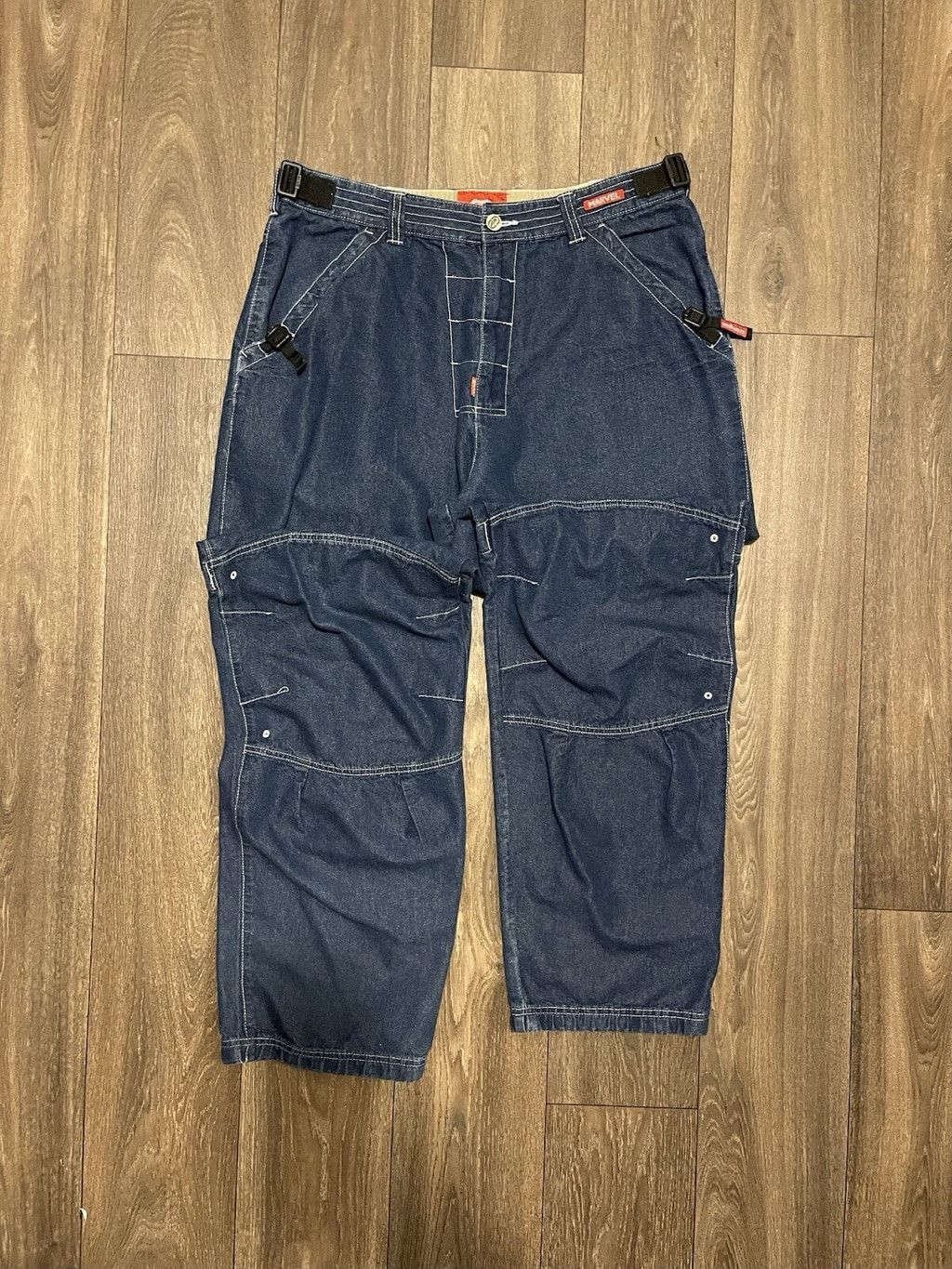 Ecko Unltd. Ecko unltd x marvel denim baggy jeans W/ buckles size 36 Size US 36 / EU 52 - 4 Thumbnail
