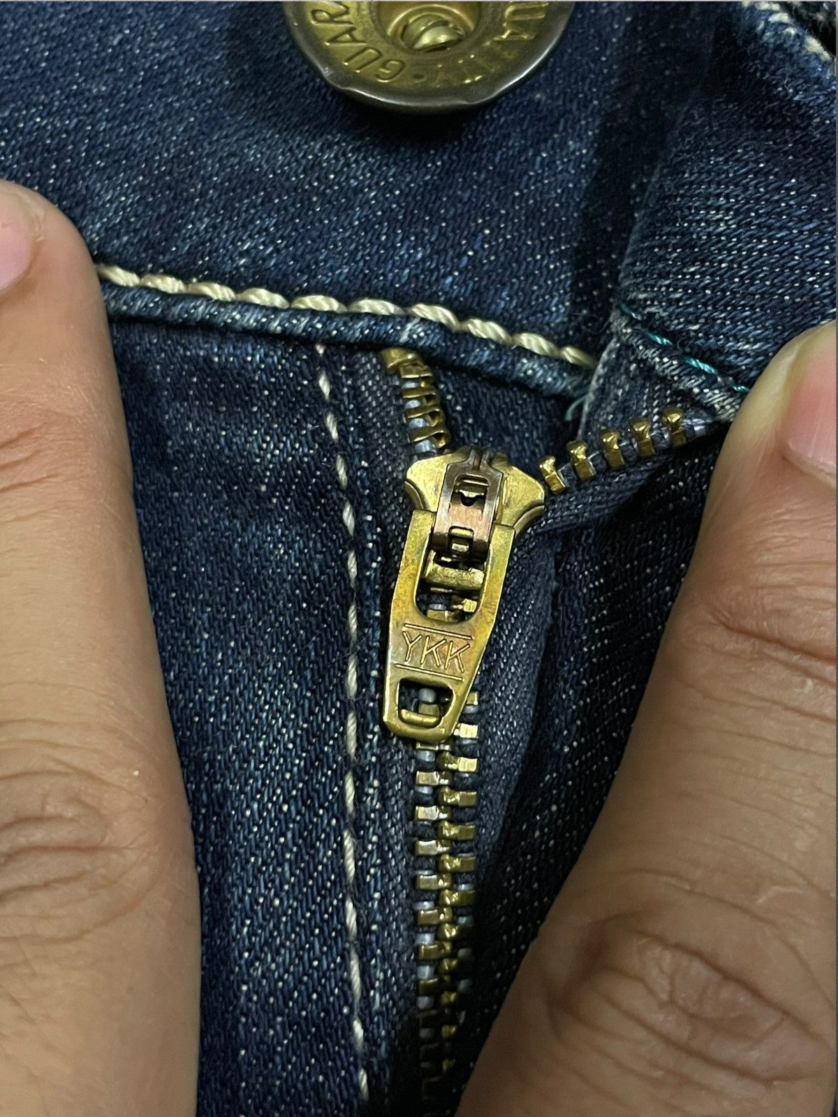 Japanese Brand Vintage Japanese Y2K Women’s Low Rise Bootcut Dark Jeans Size 28" / US 6 / IT 42 - 9 Thumbnail