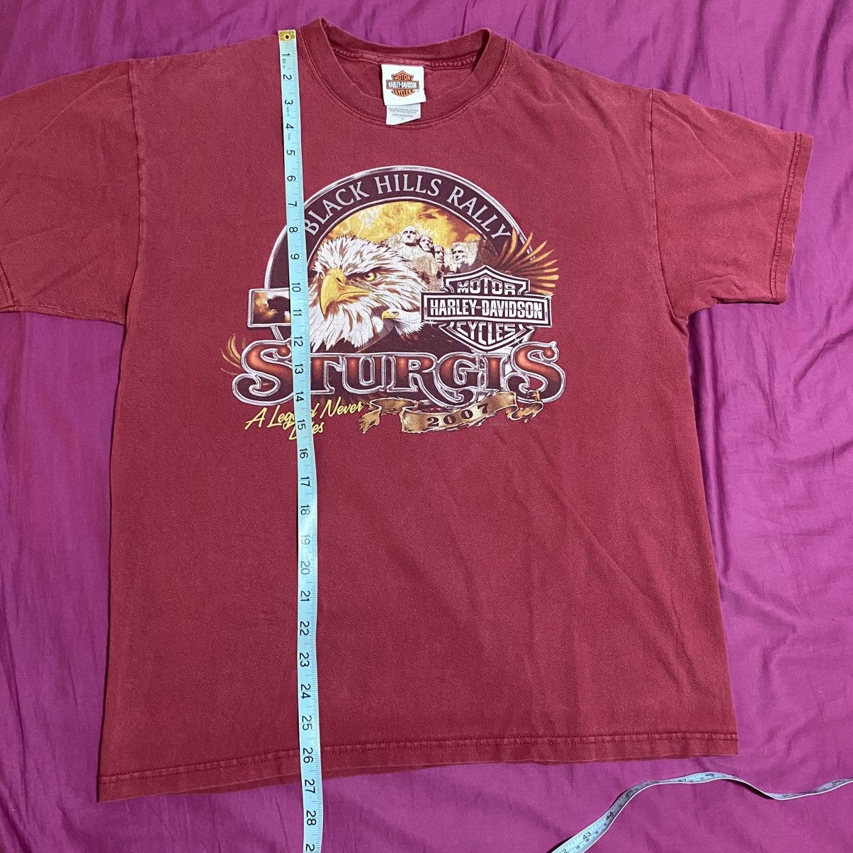Harley Davidson Vintage Harley Davidson T Shirt L Black Hills Sturgis Rally Size US L / EU 52-54 / 3 - 6 Thumbnail