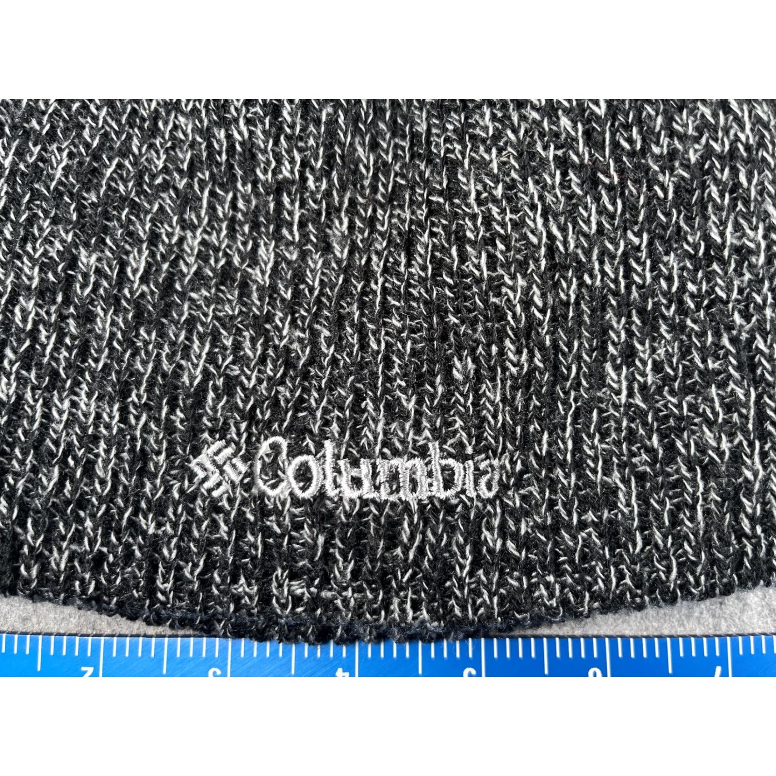 Vintage Columbia Beanie Mens One Size Black Knit Logo Outdoor Winter Ski Hat Size ONE SIZE - 2 Thumbnail