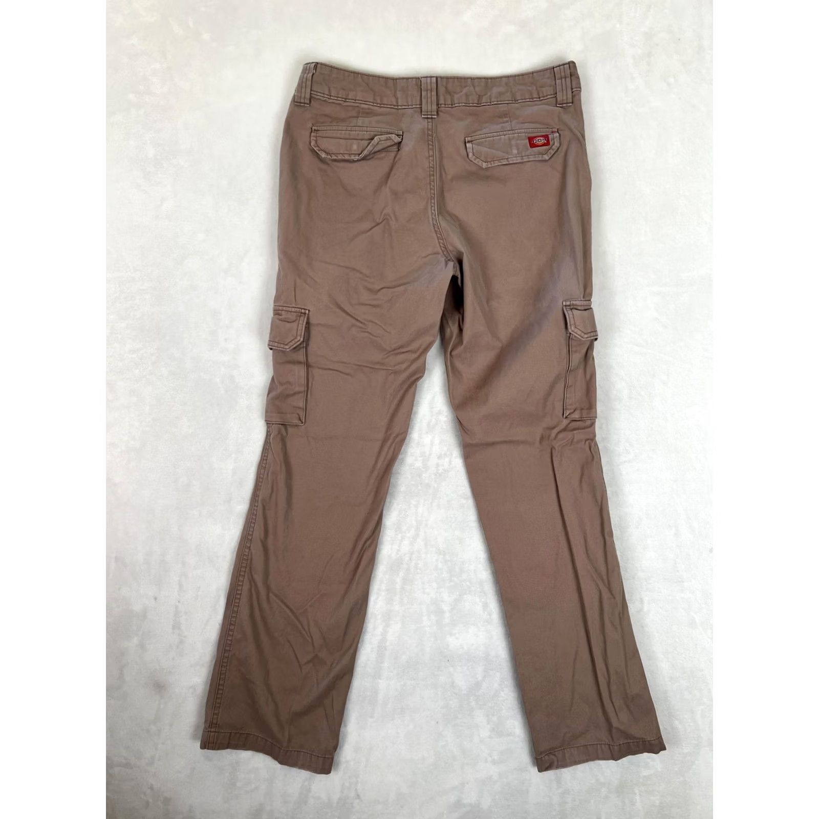 Dickies Dickies Cargo Pants Women 6 Brown Relaxed Fit Twill Pockets Casual Workwear Regular 30in Inseam Mens? Size 28" / US 6 / IT 42 - 6 Thumbnail