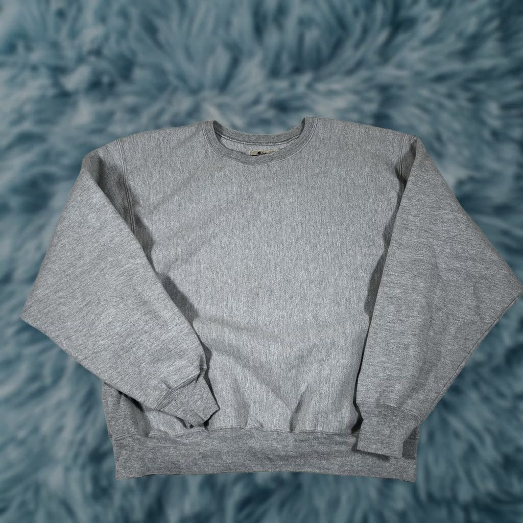Champion Champion Reverse Weave Sweatshirt Pullover Large Light Gray Men Adults Mens Regular Size L Gray Reversible Sweatshirt Size US L / EU 52-54 / 3 - 1 Thumbnail