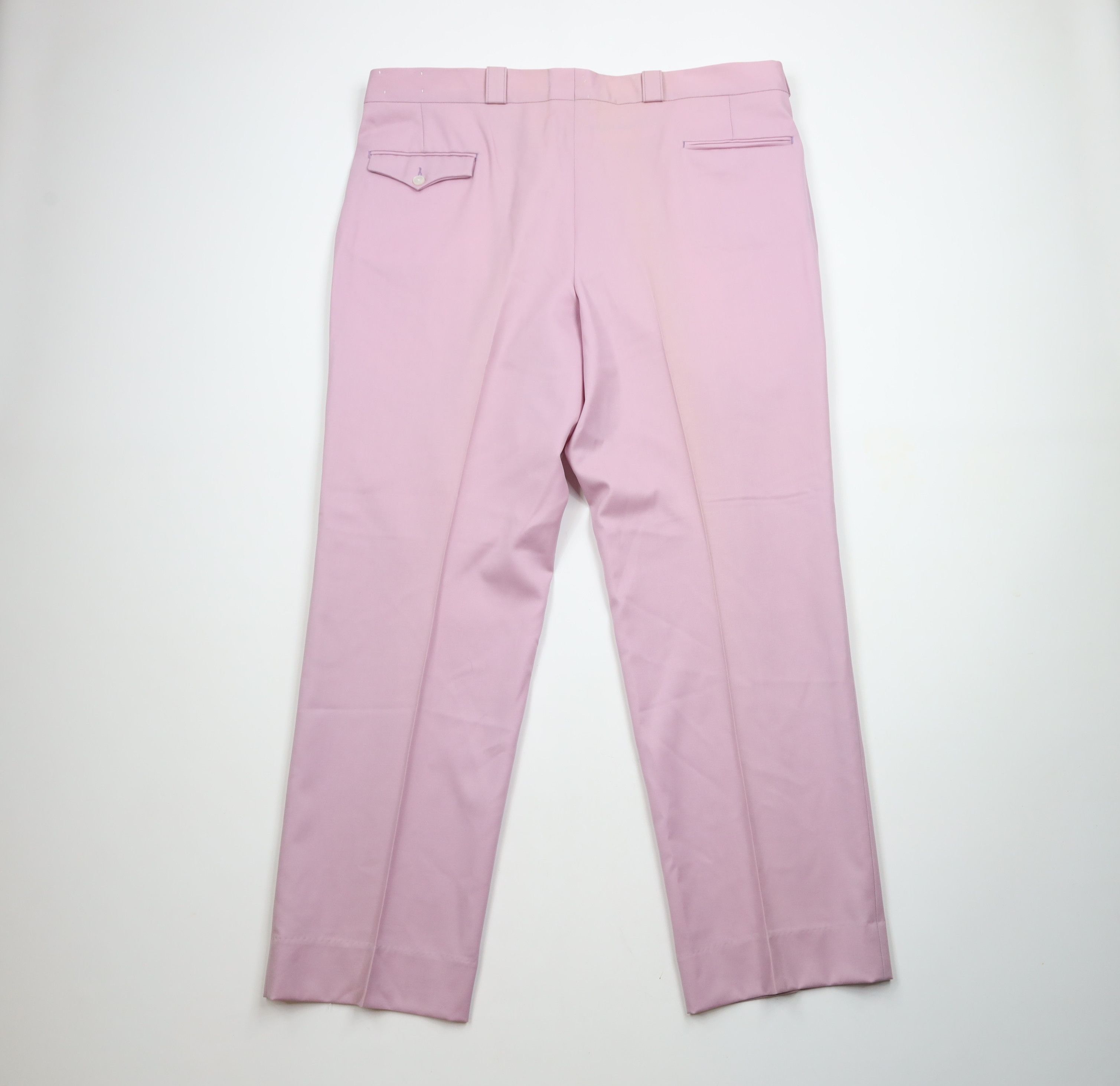 Vintage Vintage 90s Streetwear Pleated Wide Leg Chino Pants Purple Size US 40 / EU 56 - 7 Thumbnail