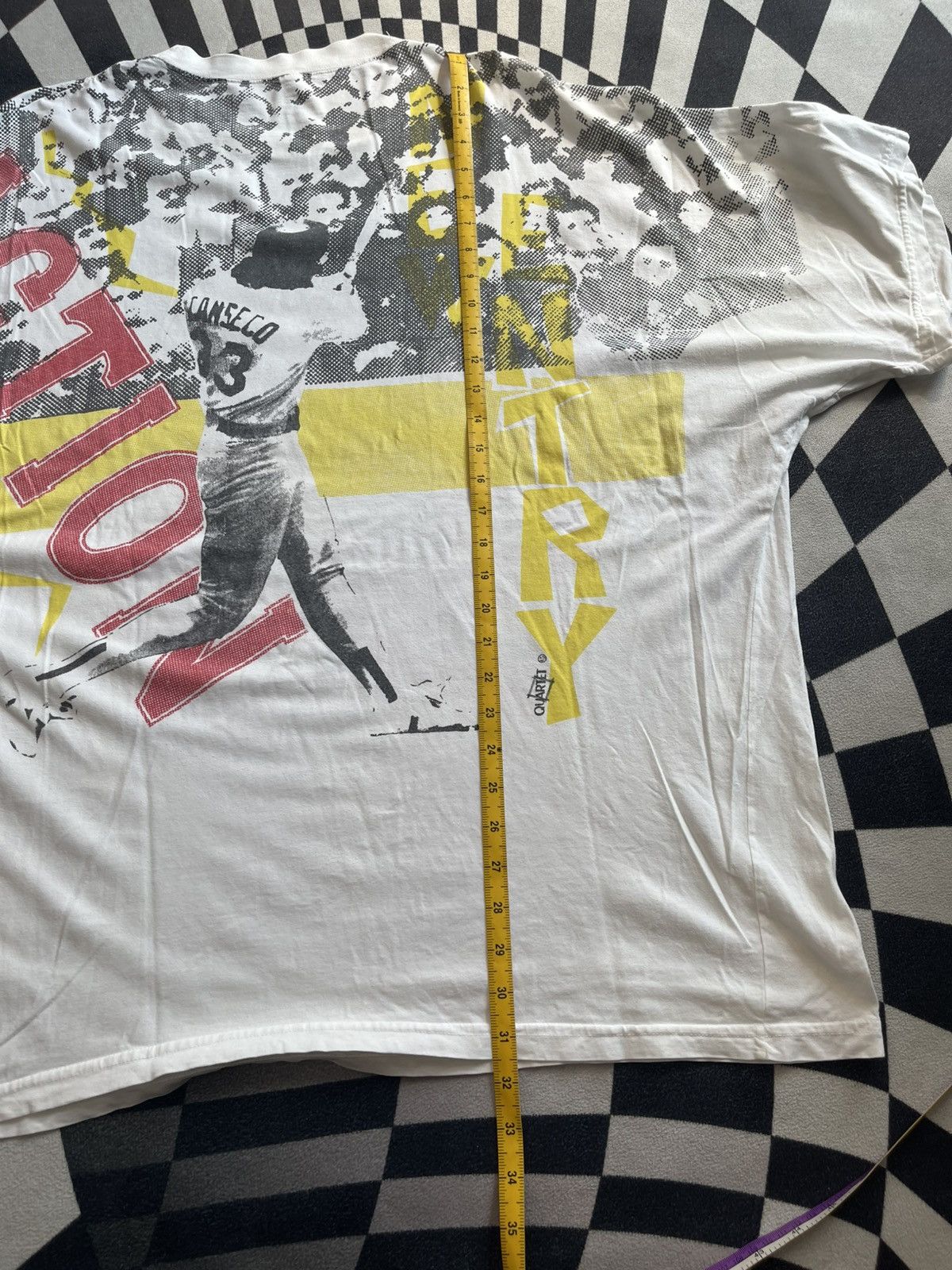 MLB Vintage 90s Jose Canseco Oakland Athletics AOP Tee Big Size Size US XXL / EU 58 / 5 - 9 Thumbnail
