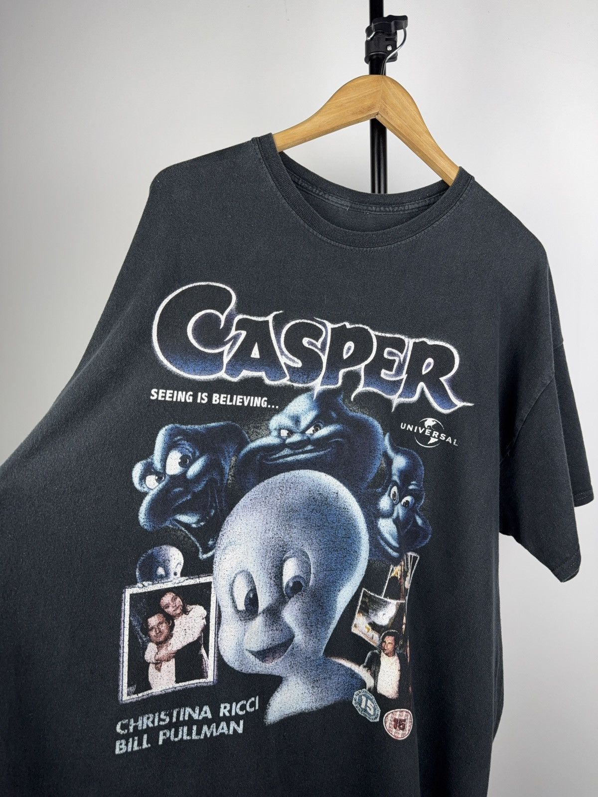 Universal Studios × Vintage Vintage 1995 Casper Movie Tee Christina Ricci Bill Pullman Size US XL / EU 56 / 4 - 4 Thumbnail