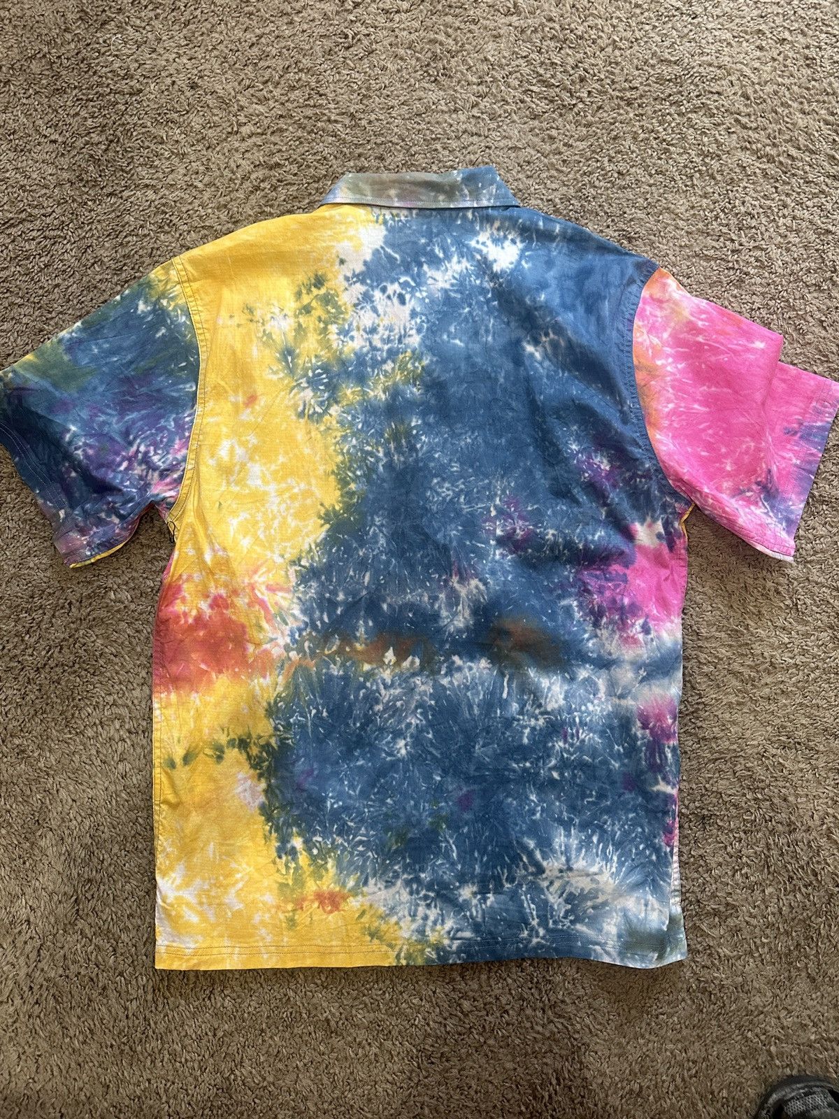 Pleasures Pleasures Button Up Shirt Tie Dye Size US L / EU 52-54 / 3 - 3 Thumbnail