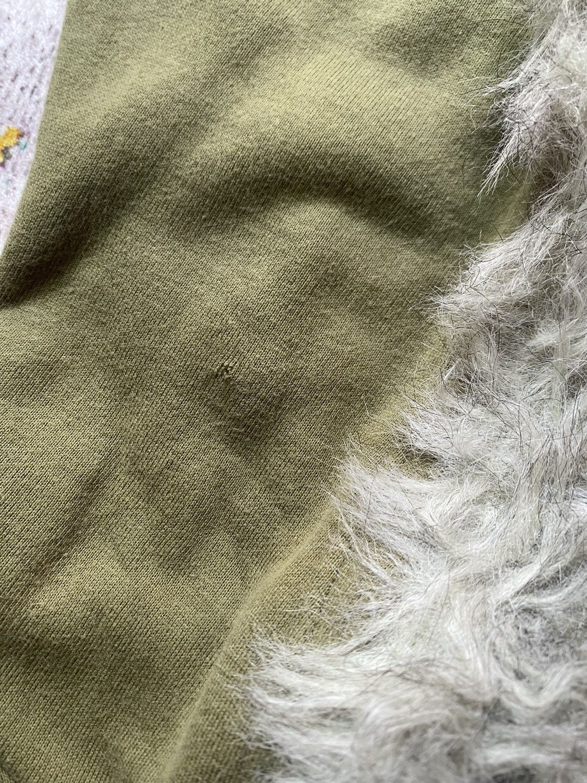 Japanese Brand × Number (N)ine × Takahiromiyashita The Soloist. Rare Vintage 90s Number Nine Blue Tag Fur Hoodie Size US L / EU 52-54 / 3 - 3 Thumbnail