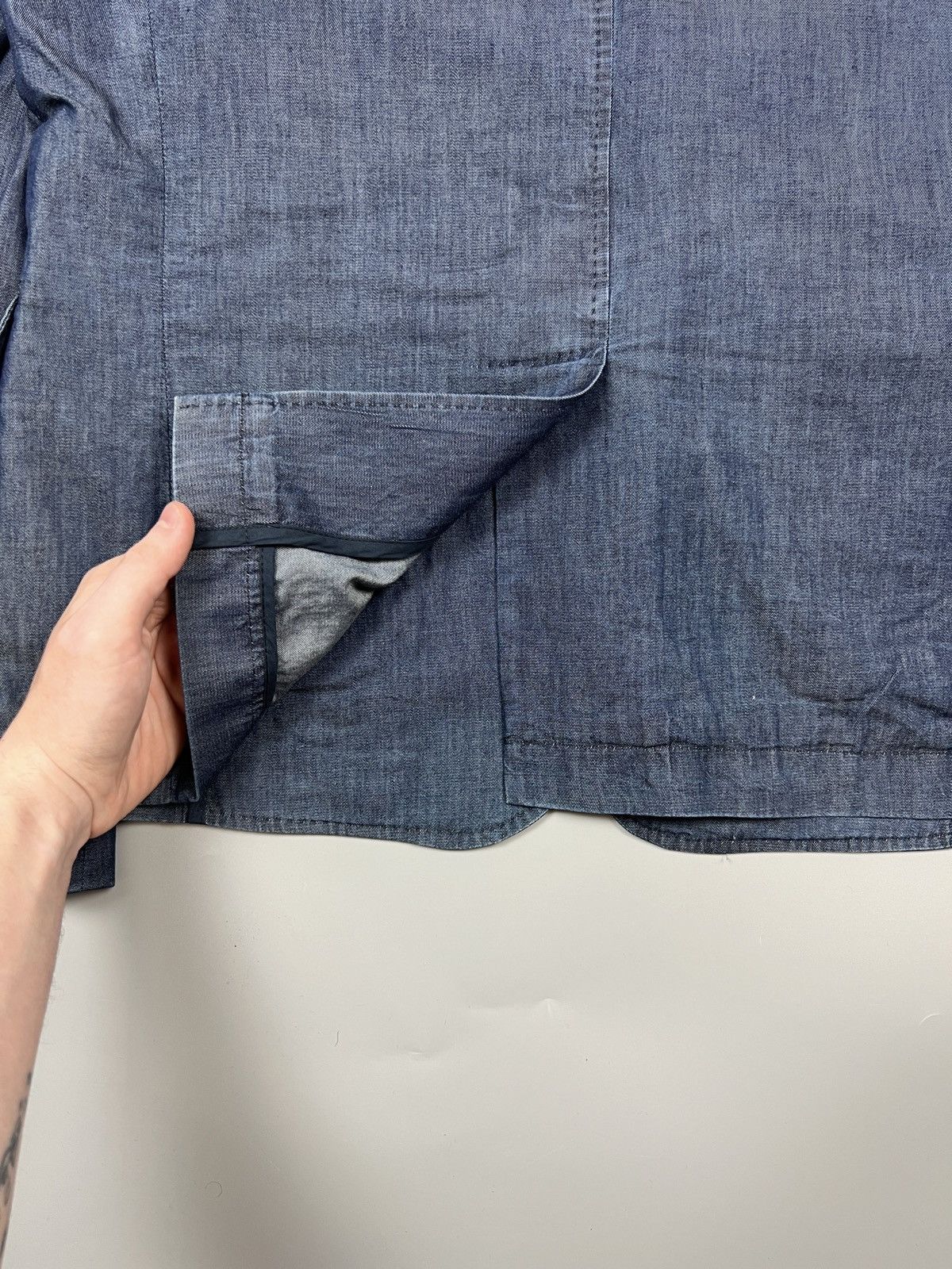 Dolce & Gabbana Dolce & Gabbana One Button Denim Blazer (Y0366) Size 40R - 13 Thumbnail