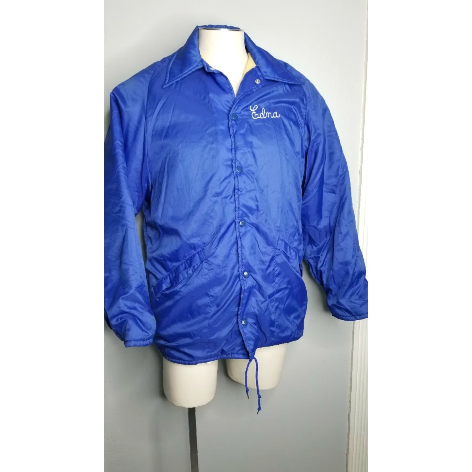Vintage Vintage King Louie Pro Fit Snap Jacket Edna Blue Lined M Mens Size US M / EU 48-50 / 2 - 2 Thumbnail