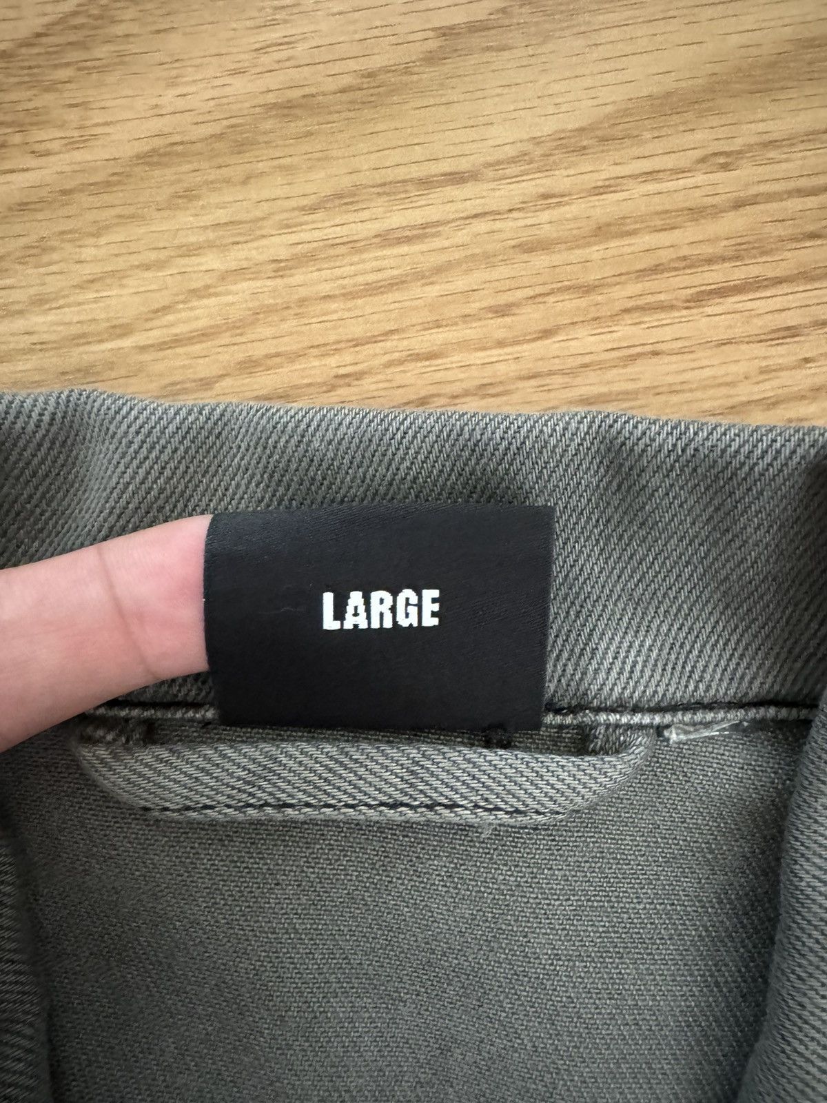 Revenge Revenge Grey Embroidered Denim Jacket Size US L / EU 52-54 / 3 - 5 Thumbnail