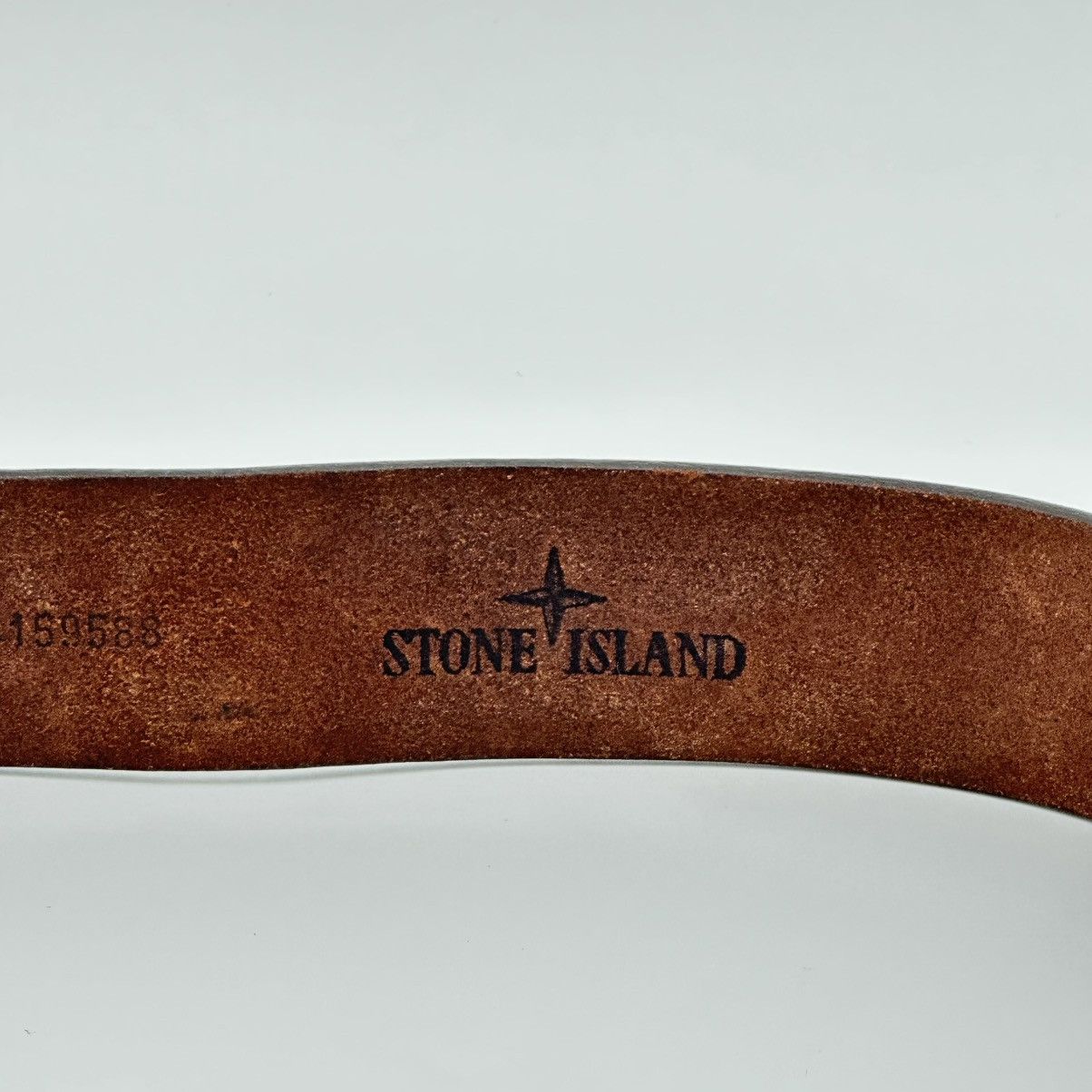 Stone Island Stone Island Vintage Leather Belt Size 32 - 6 Thumbnail