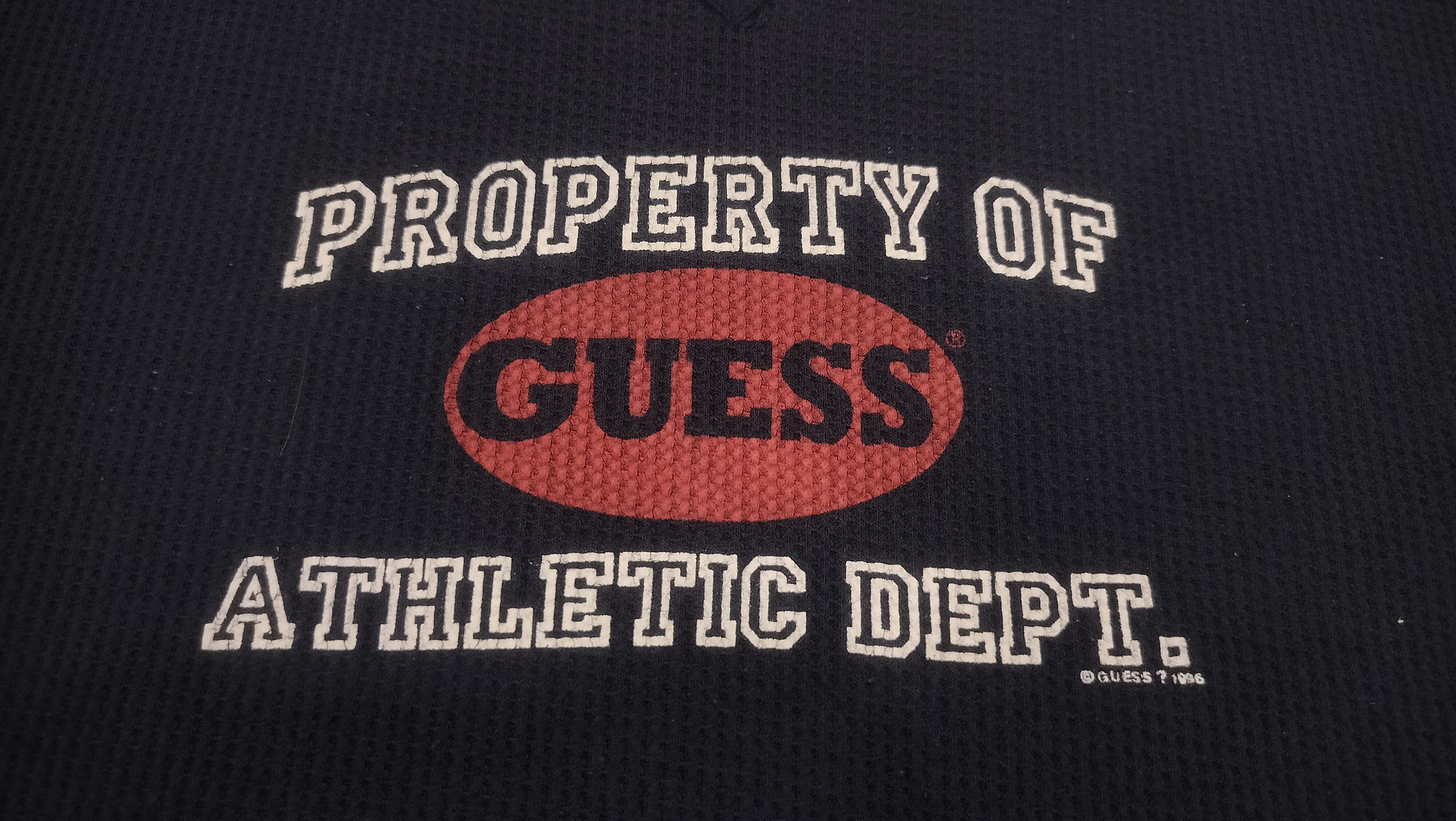 Guess Vintage 90s Guess USA Athletic Dept. Sweatshirt - Large Size US L / EU 52-54 / 3 - 2 Thumbnail