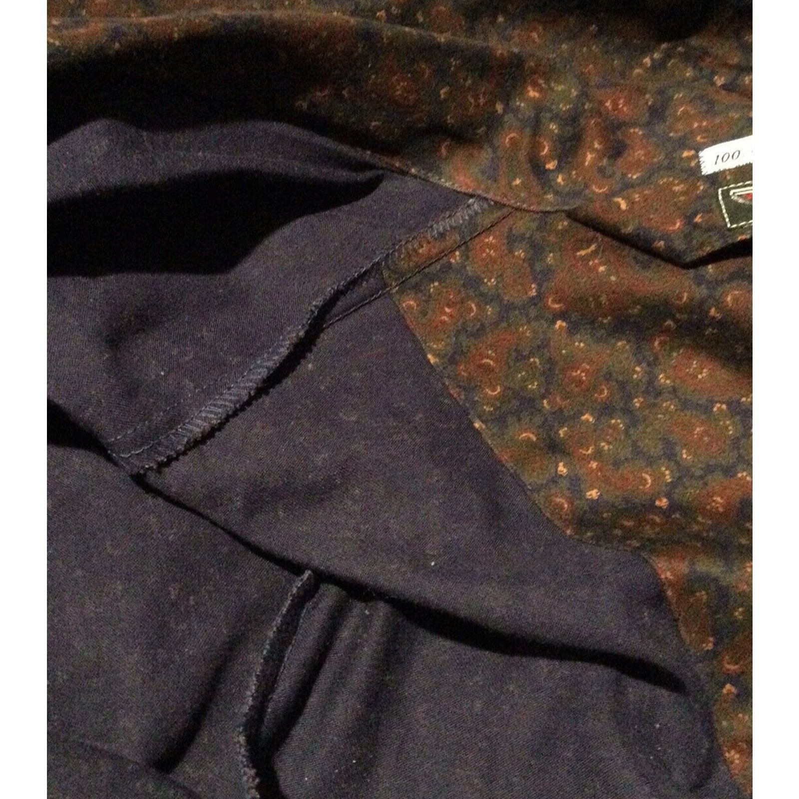 Other Embassy Men's Paisley 100% Combed Cotton Bath Robe Size L Size ONE SIZE - 11 Thumbnail