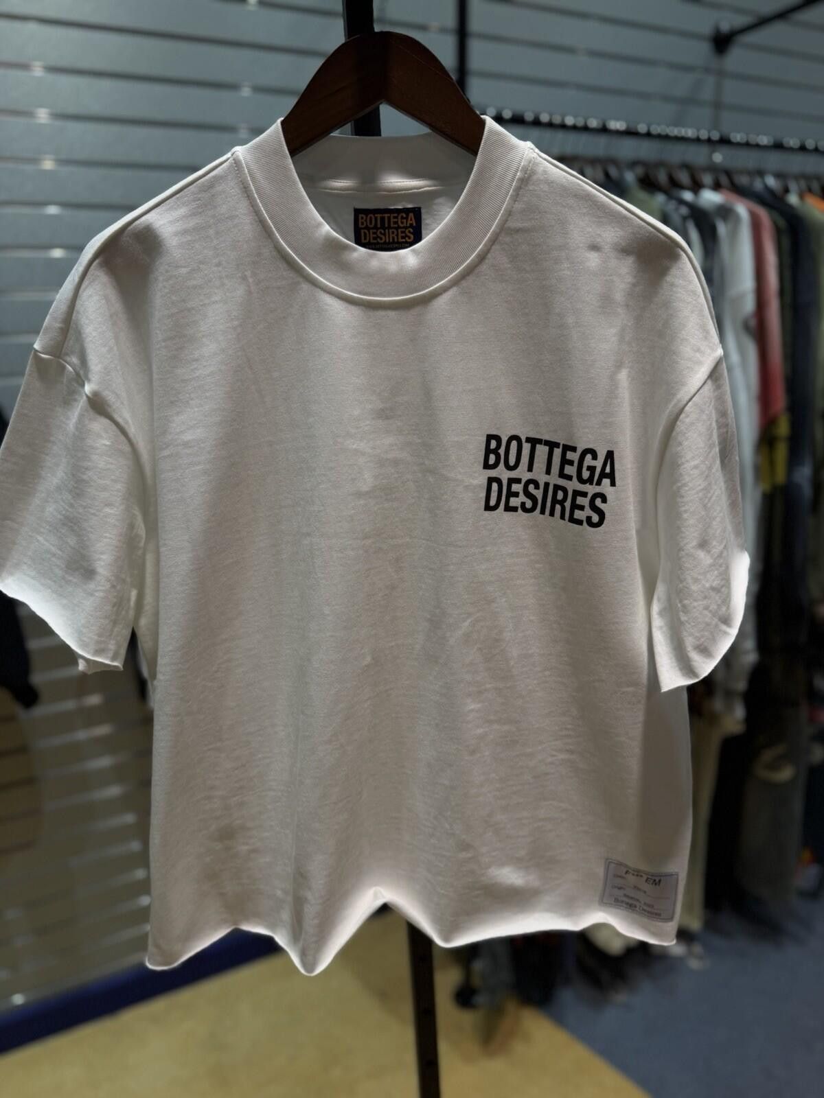 Bottega Desires Bottega Desires Tee T-Shirt F**k Joke (S) White Black Size US S / EU 44-46 / 1 - 1 Thumbnail