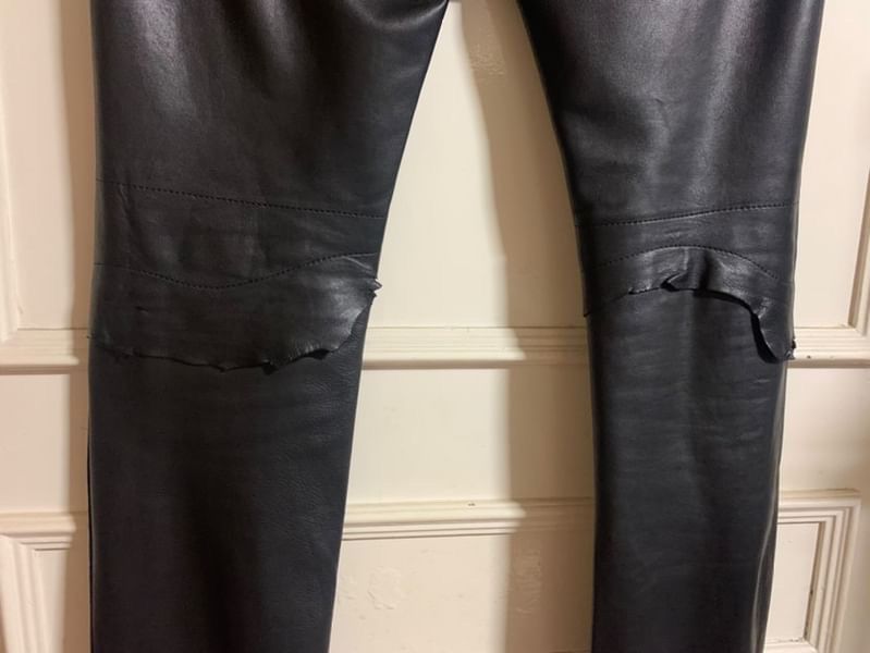 Number (N)ine × Takahiromiyashita The Soloist. The Soloist 2015 A/W Rough out leather pants Size US 29 - 4 Thumbnail