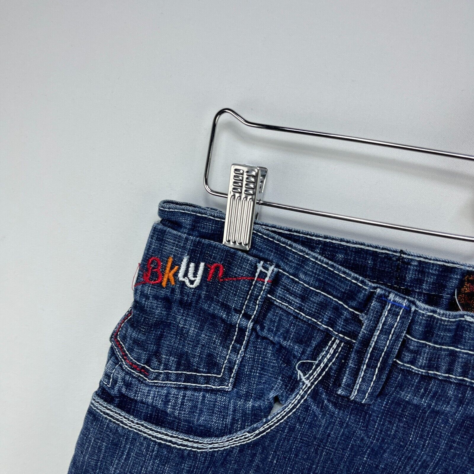 Vintage Vintage Y2K Brooklyn Express Baggy Shorts 34 BRKLYN Jorts Size US 34 / EU 50 - 7 Thumbnail