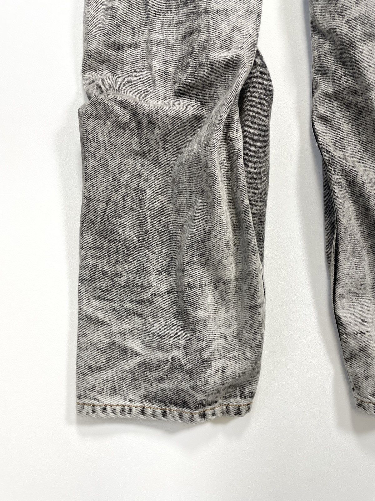 Y/Project S/S 23 ‘Wire’ Acid Washed Gray Denim Jeans Size US 34 / EU 50 - 16 Thumbnail