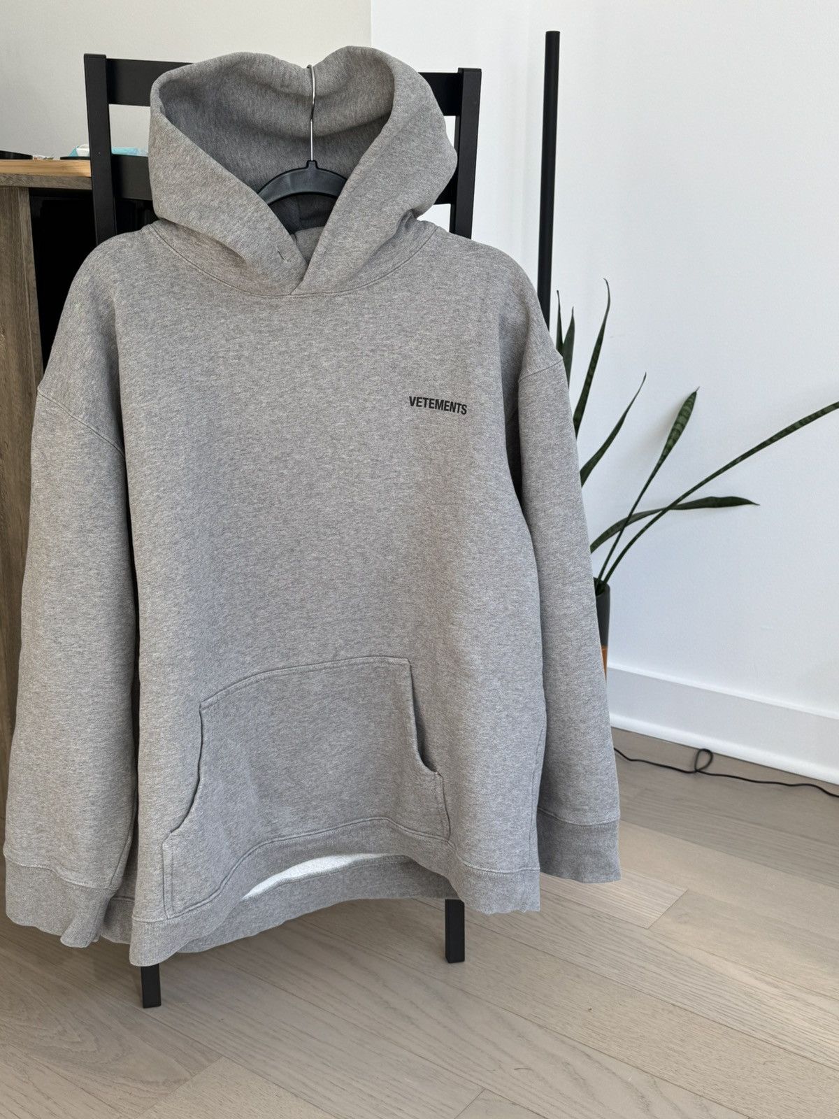 Vetements Demna Gvasalia FW19 Seized Hidden Side Mask Hoodie (S) | Grailed