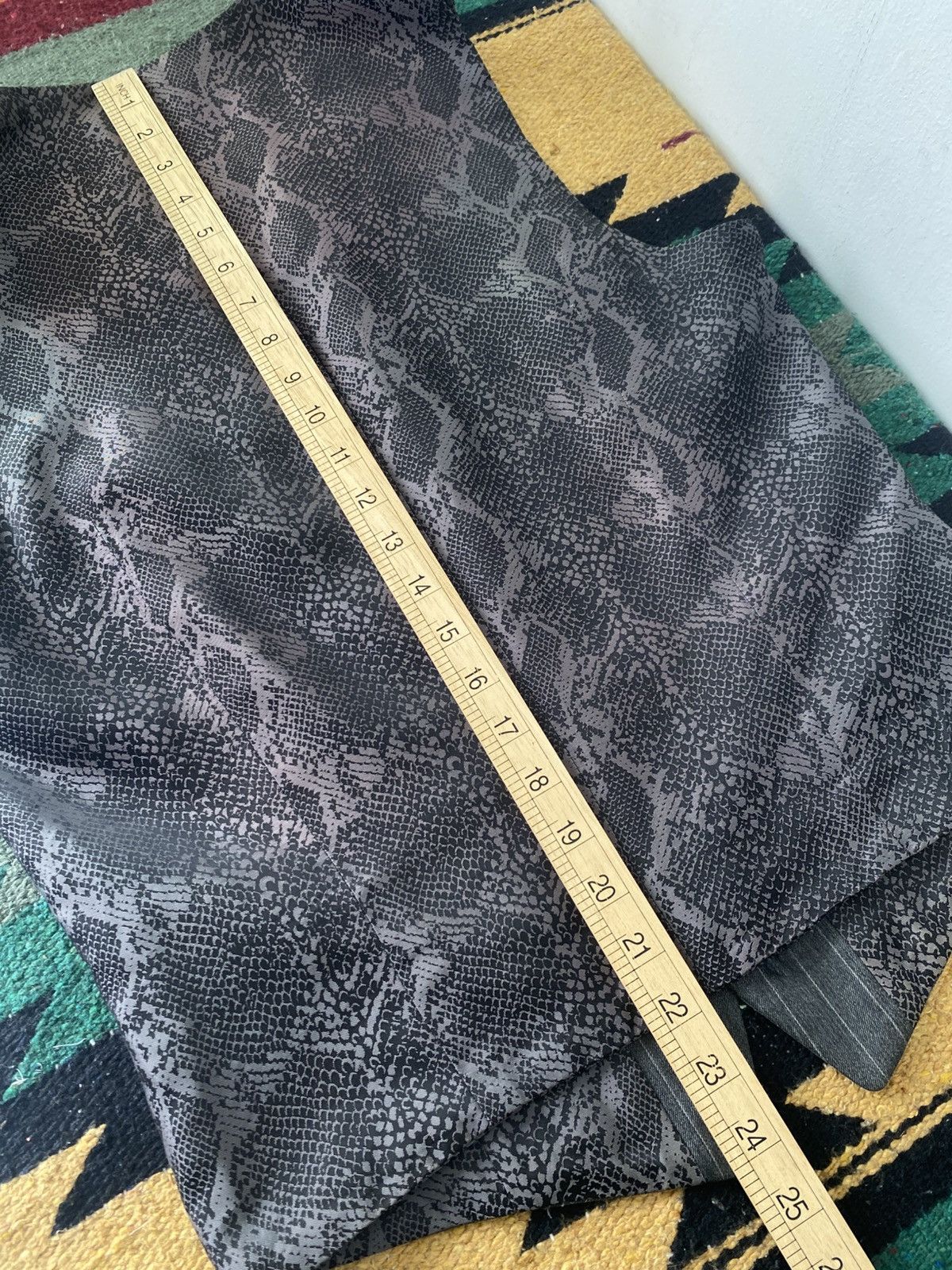 Shellac Shellac Avant-garde Snake Print Back Panel Vest Japan Size US M / EU 48-50 / 2 - 8 Thumbnail