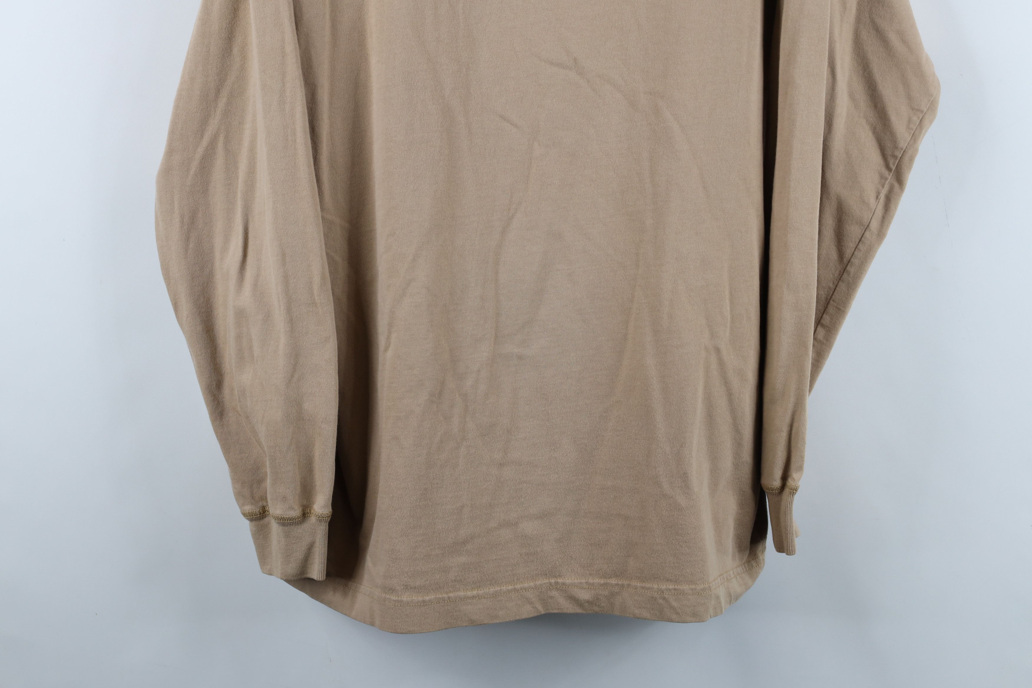 Vintage Vintage 90s Streetwear Long Sleeve Henley T-Shirt Beige Size US L / EU 52-54 / 3 - 3 Thumbnail