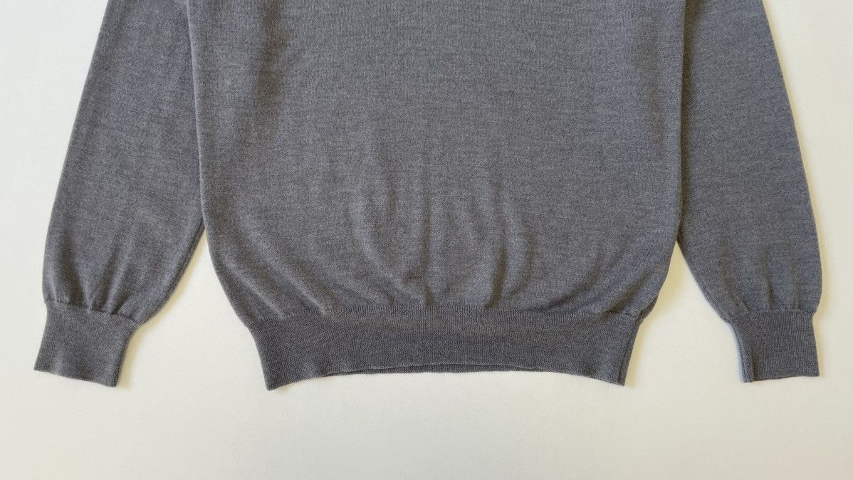 Maison Margiela A/W 11 Gray Wool V Neck Sweater Size US L / EU 52-54 / 3 - 10 Thumbnail