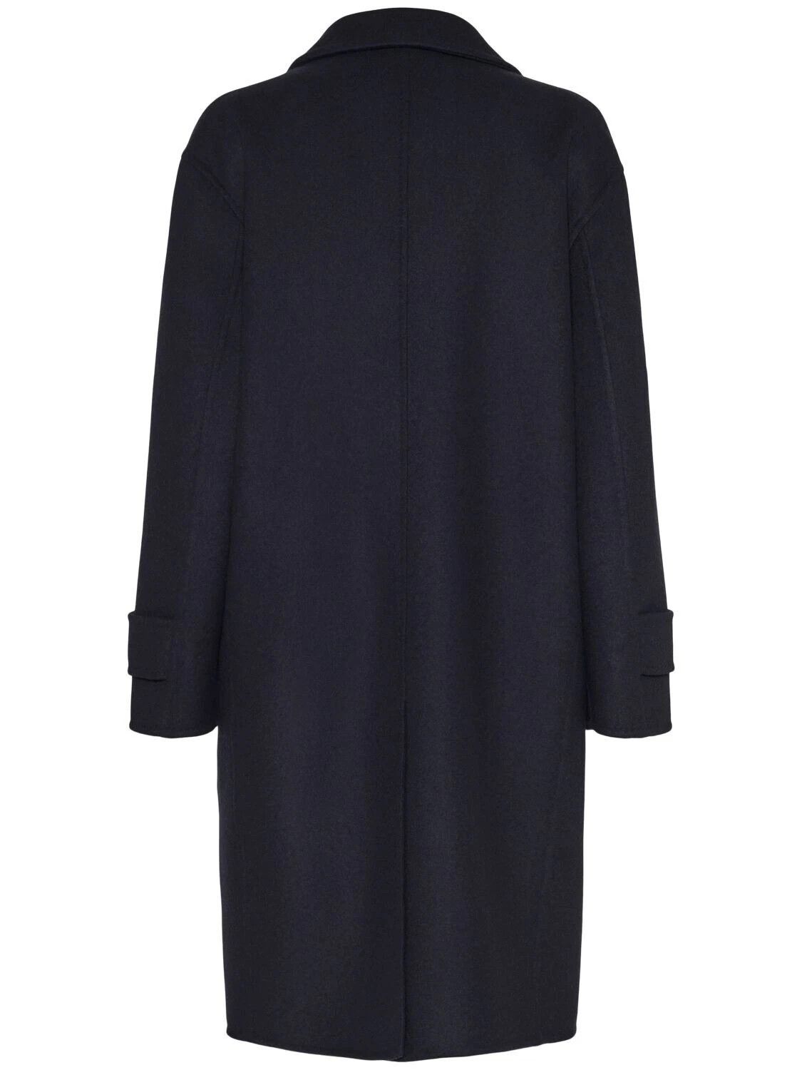 Max Mara MAX MARA Nogara Navy Wool/Cashmere DB Coat New Size M / US 6-8 / IT 42-44 - 2 Thumbnail