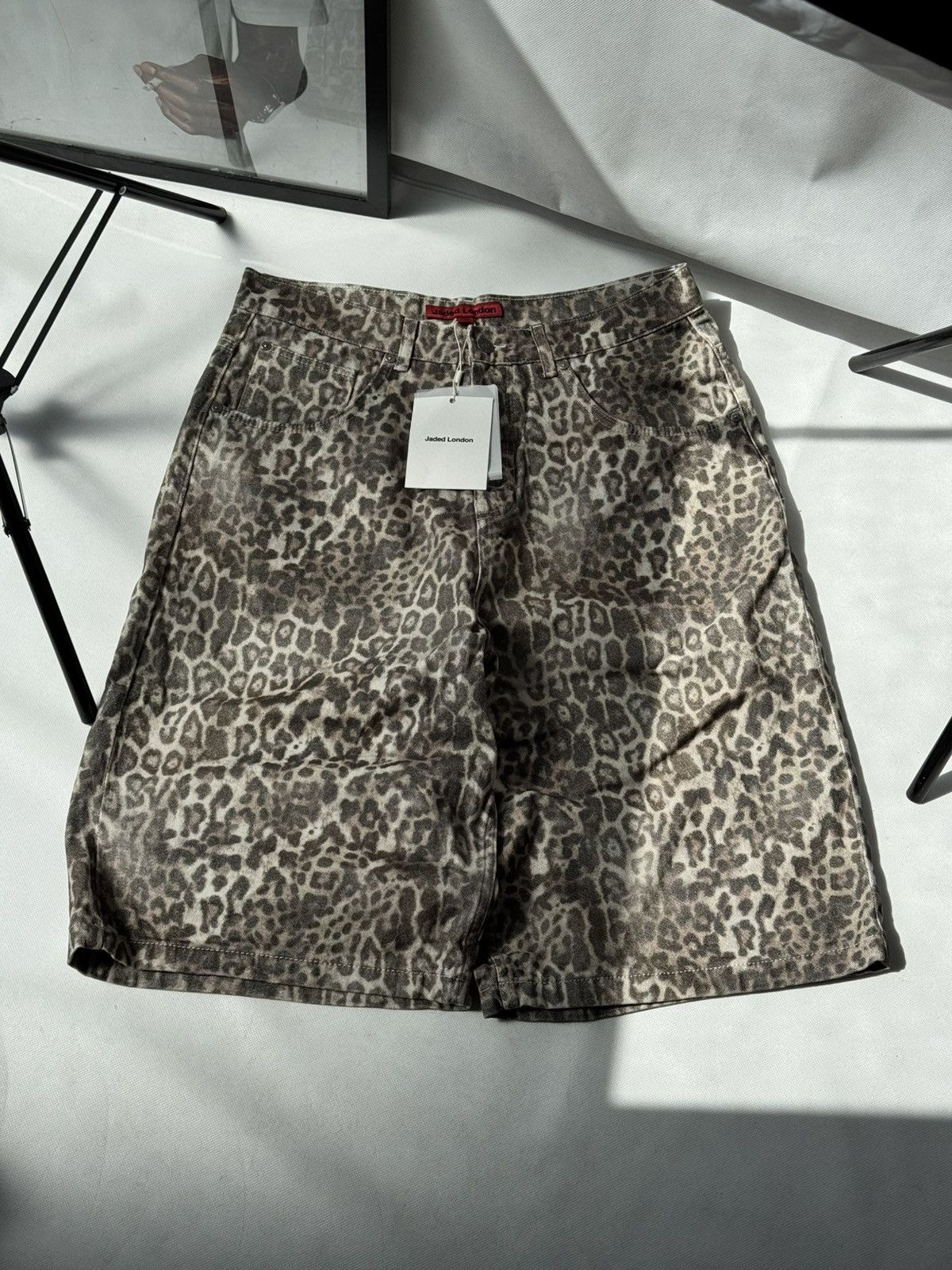Jaded London Jaded London leopard Baggy shorts Sk8 Polar Skate Jorts Size US 30 / EU 46 - 5 Thumbnail