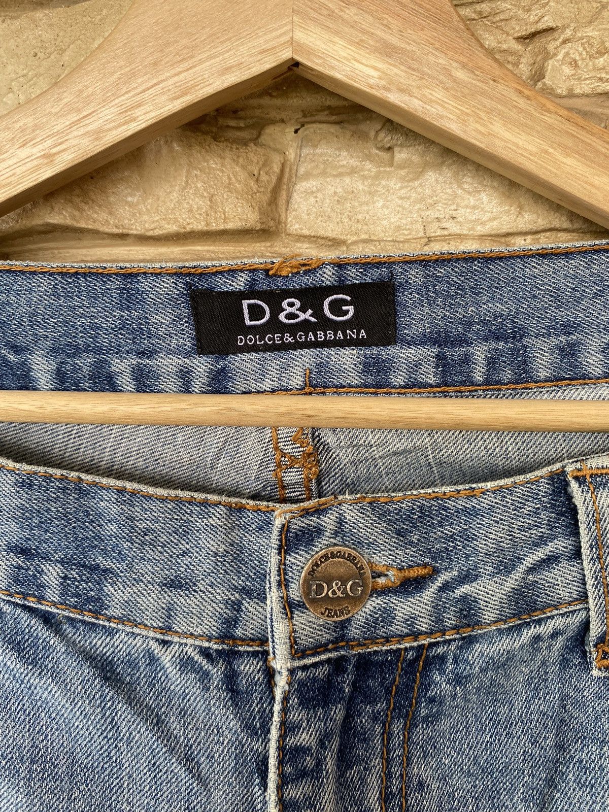 Dolce & Gabbana Vintage Dolce & Gabbana Distressed Ripped Jeans Size US 32 / EU 48 - 8 Thumbnail
