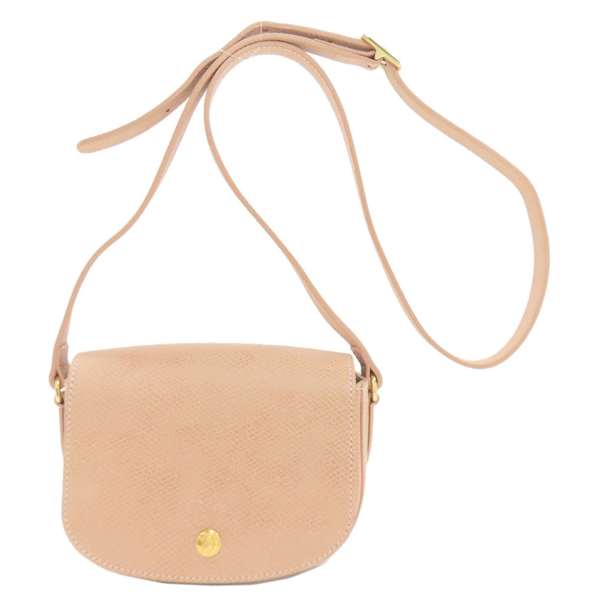 Longchamp Longchamp Logo Shoulder Bag Leather Women's Size ONE SIZE - 1 Thumbnail