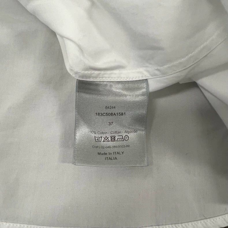 Dior Pearl Button Long Sleeve Shirt-2506