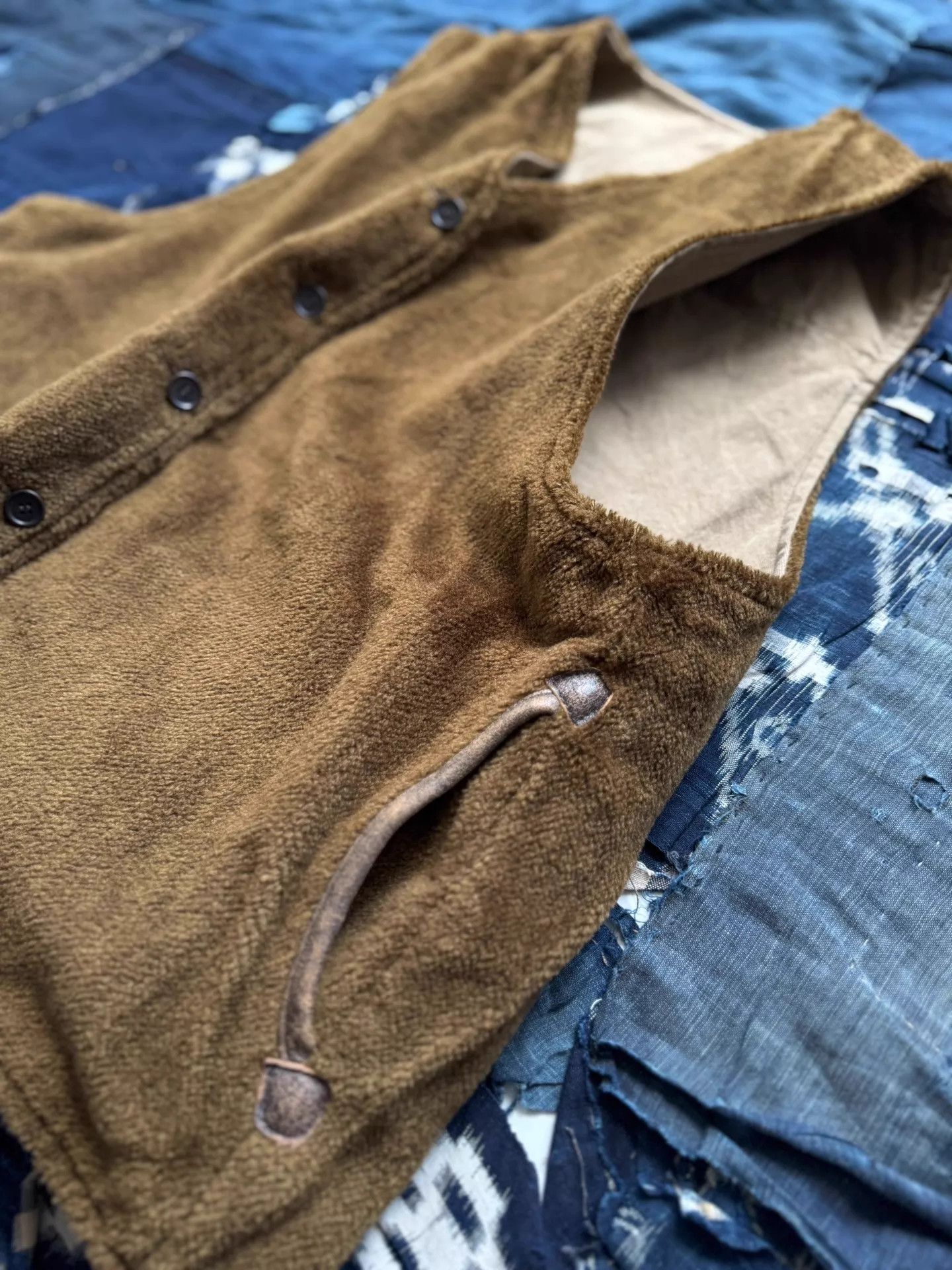 Visvim VISVIM 24SS CIVILIAN VEST Washed Leather Khaki Size 3 Size US L / EU 52-54 / 3 - 8 Thumbnail