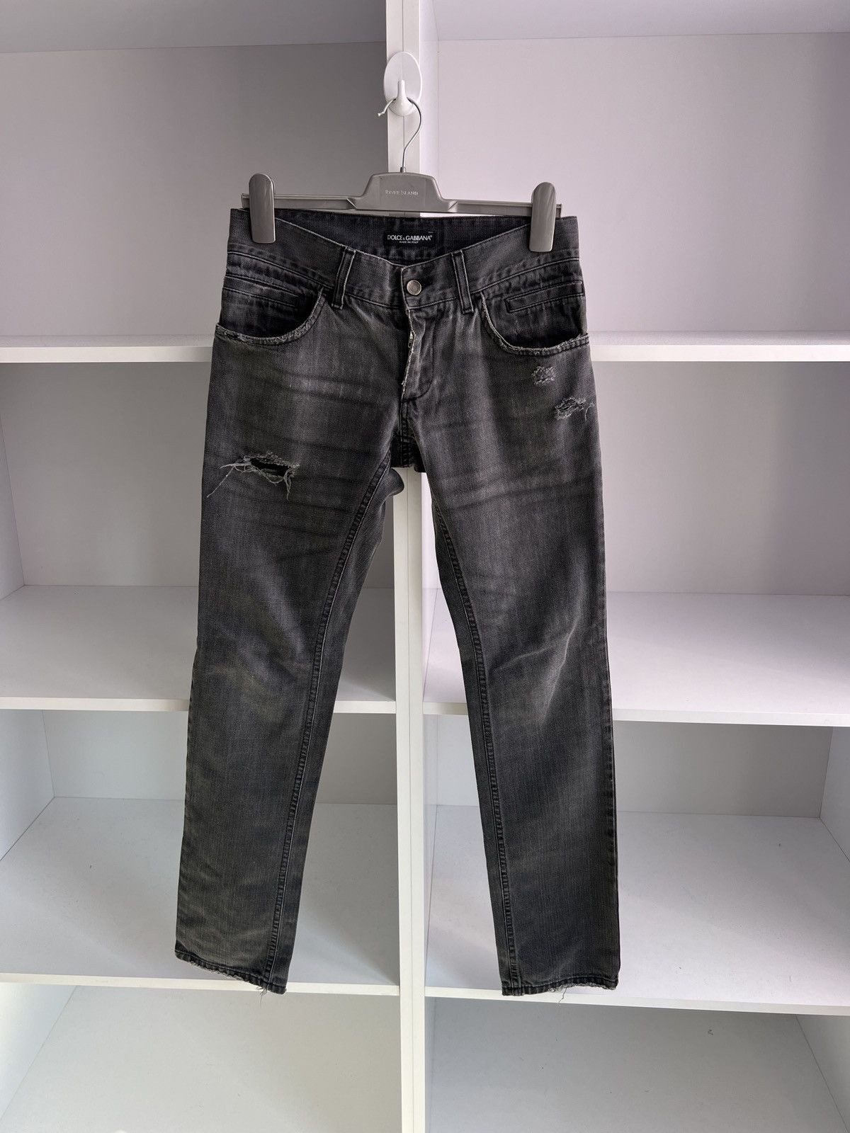 Dolce & Gabbana × Vintage Vintage Dolce Gabbana Black Archival Y2K pants Size US 32 / EU 48 - 4 Thumbnail