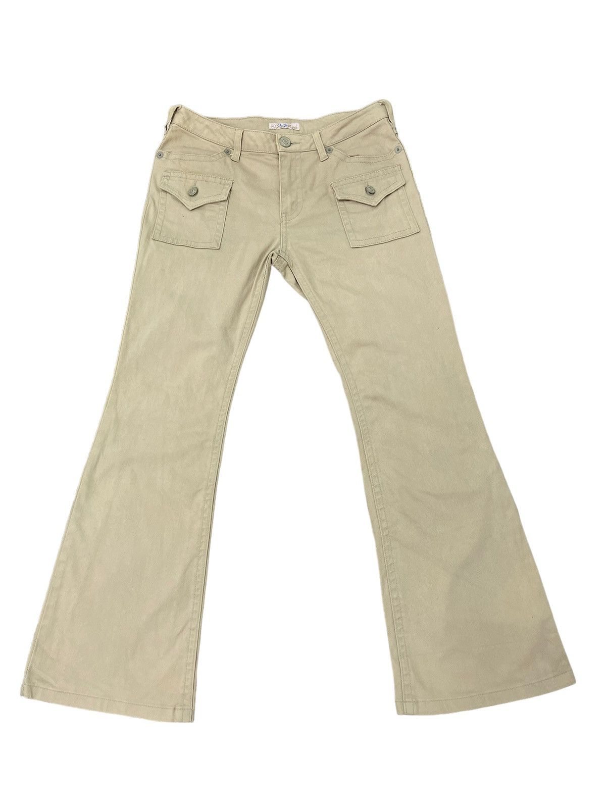 Japanese Brand Flare Jeans Back Rush Stretch Slim Boot Cut 7🟦7 Size US 30 / EU 46 - 2 Thumbnail