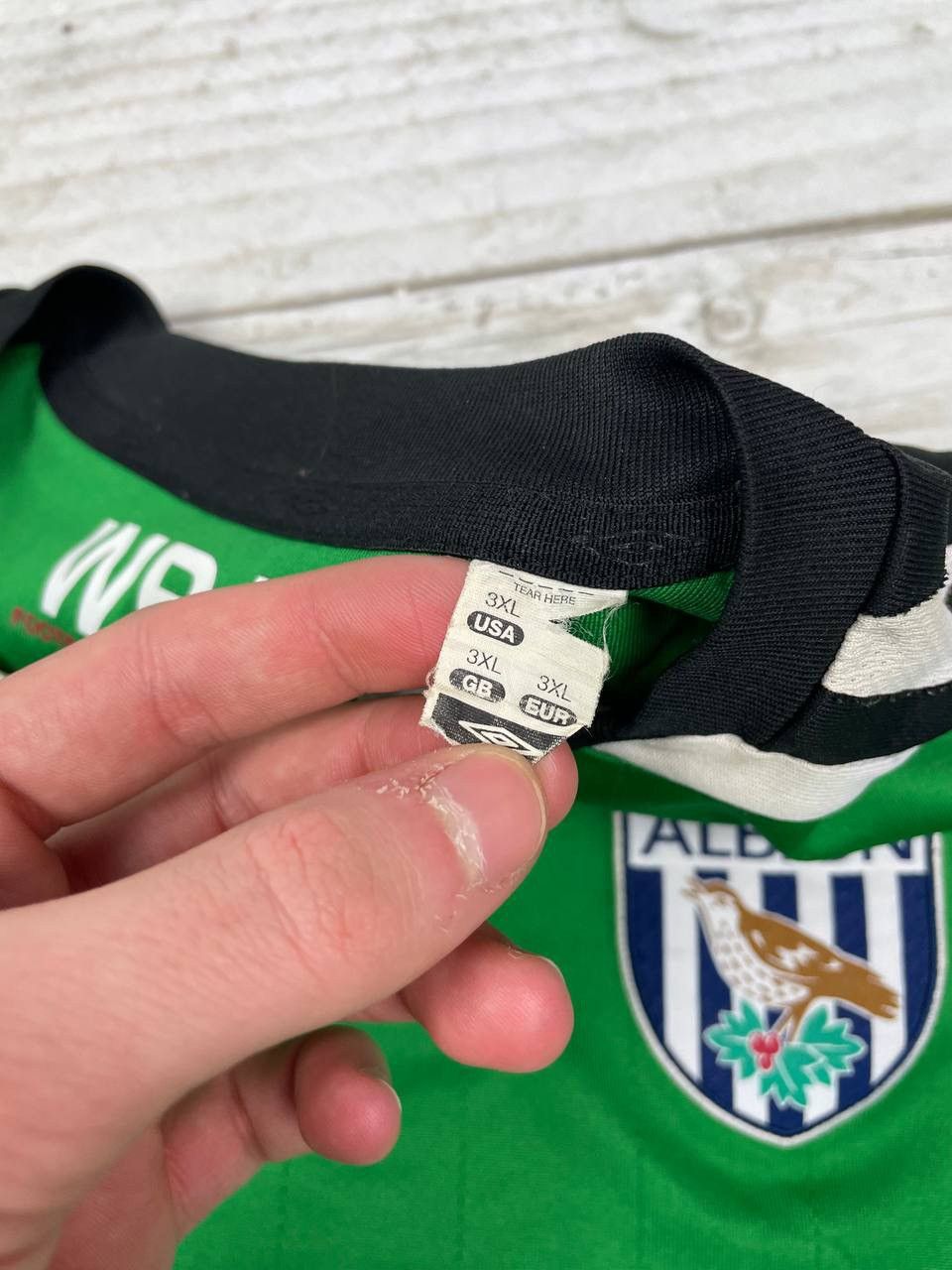 Umbro West Bromwich Albion 2008 2009 Goalkeeper Shirt Jersey 3XL Size US XXL / EU 58 / 5 - 10 Thumbnail