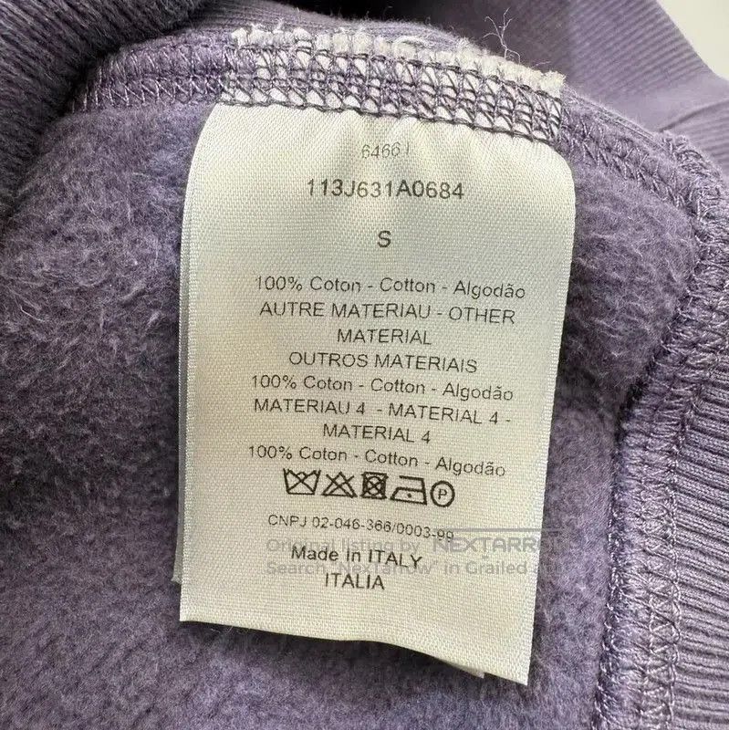 Dior Dior Purple Polyester Men's Sweatshirt . Size US S / EU 44-46 / 1 - 5 Thumbnail