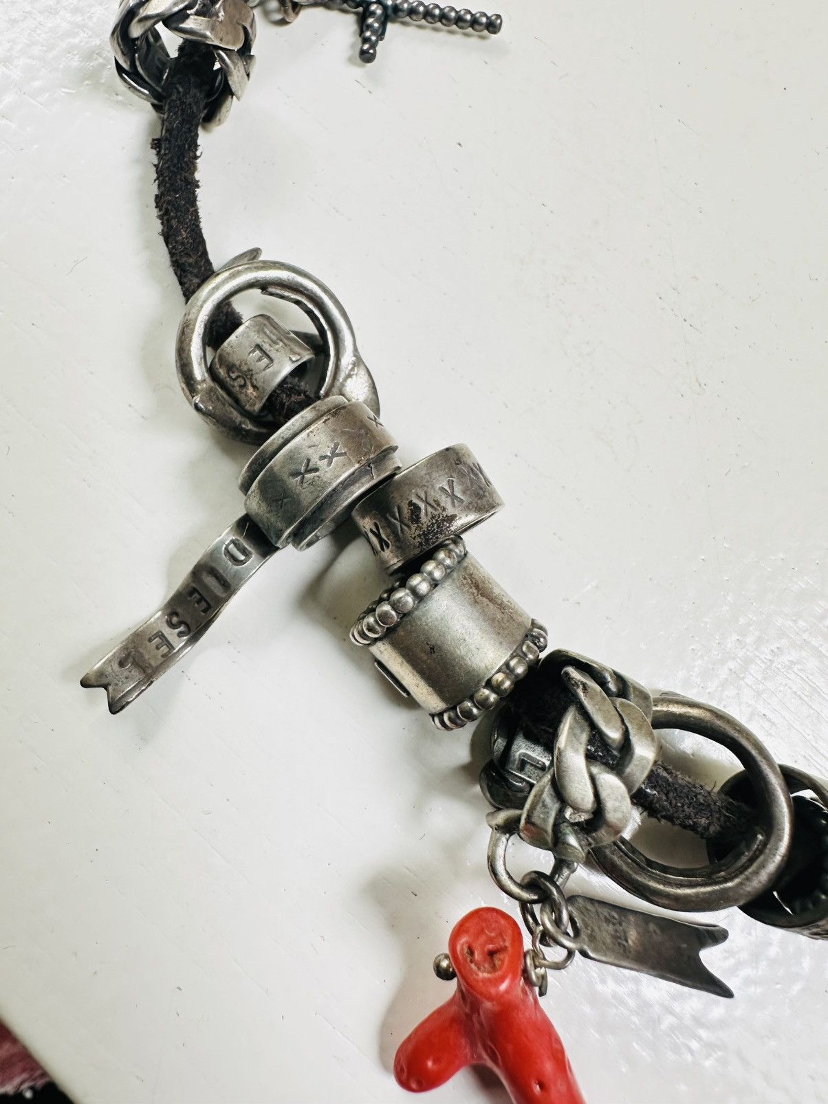 Diesel Diesel pendant necklace vintage men Size ONE SIZE - 4 Thumbnail