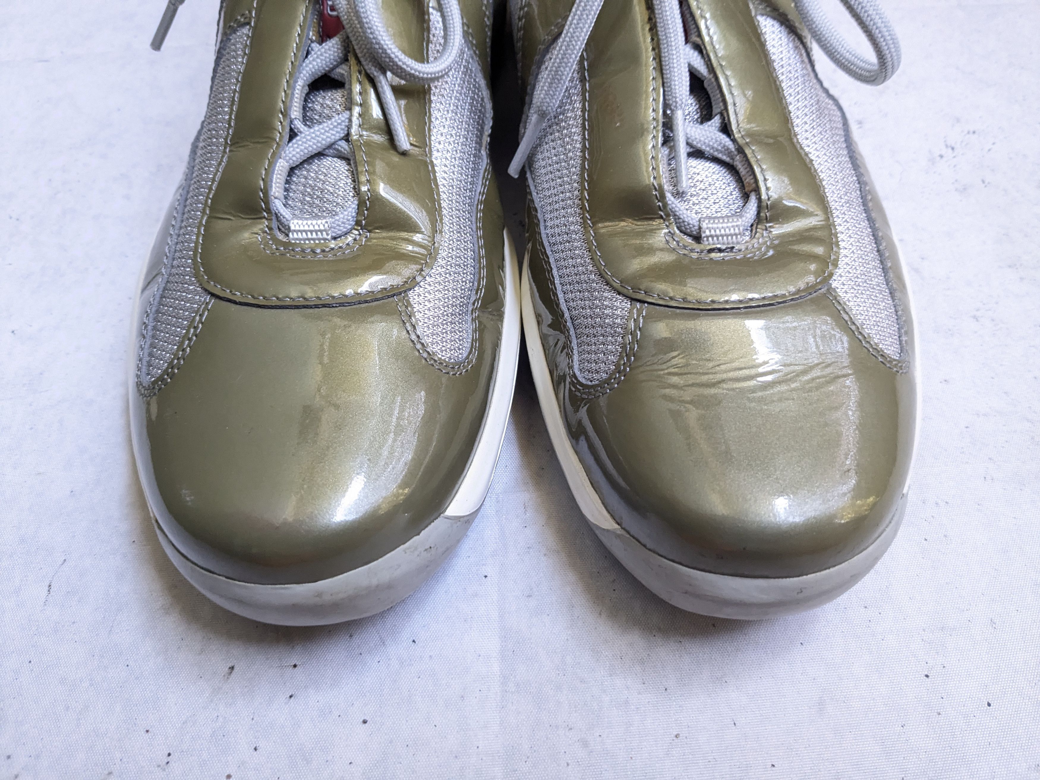 Prada Prada America's Cup Green Patent Leather 11 Low Tops Size US 11 / EU 44 - 5 Thumbnail