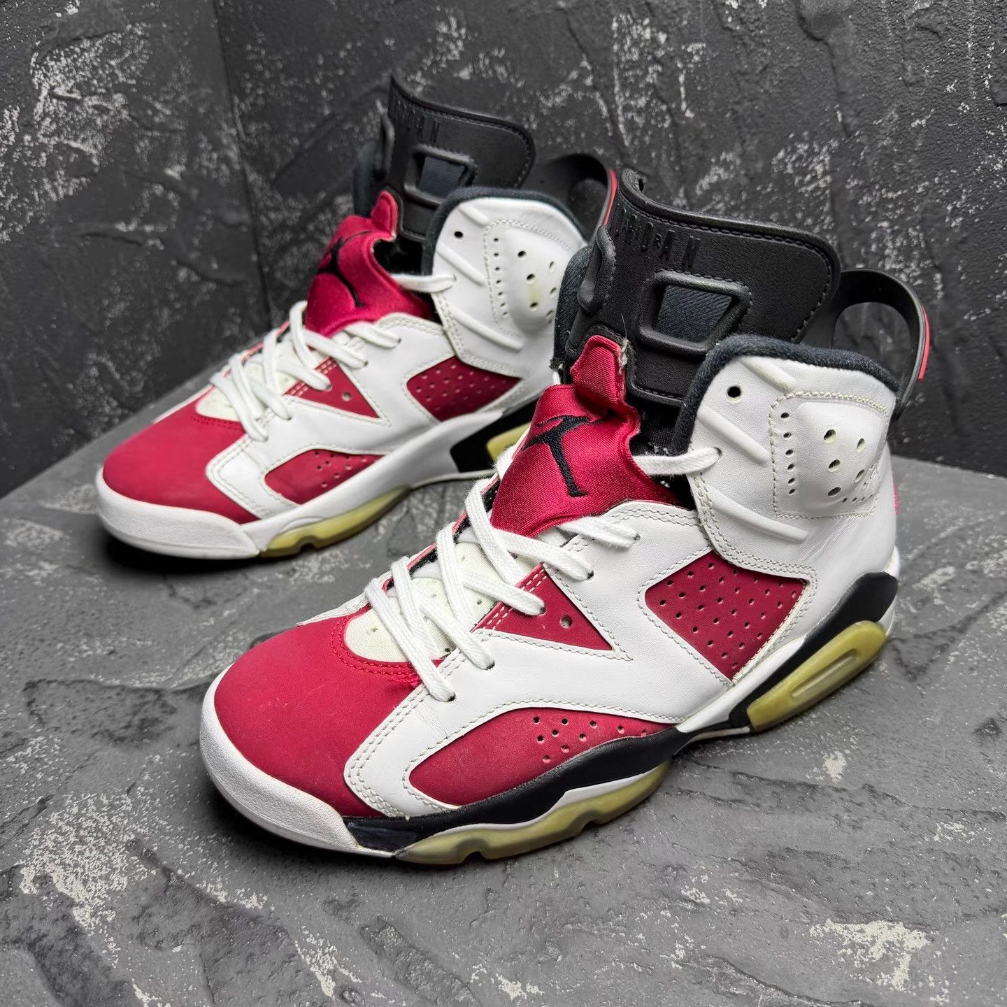 Nike Air Jordan 6 White Red Carmine (2021) Q10 Size US 7.5 / IT 37.5 - 1 Thumbnail