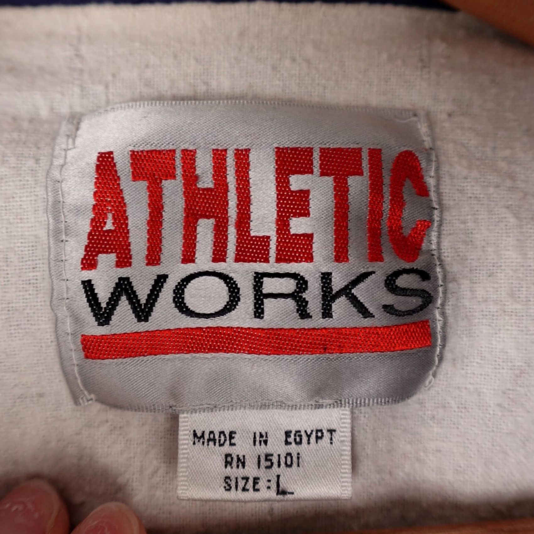 Athletic Works VINTAGE Athletic Works Windbreaker Jacket Mens L Blue Snap 80s 90s Size US L / EU 52-54 / 3 - 2 Thumbnail