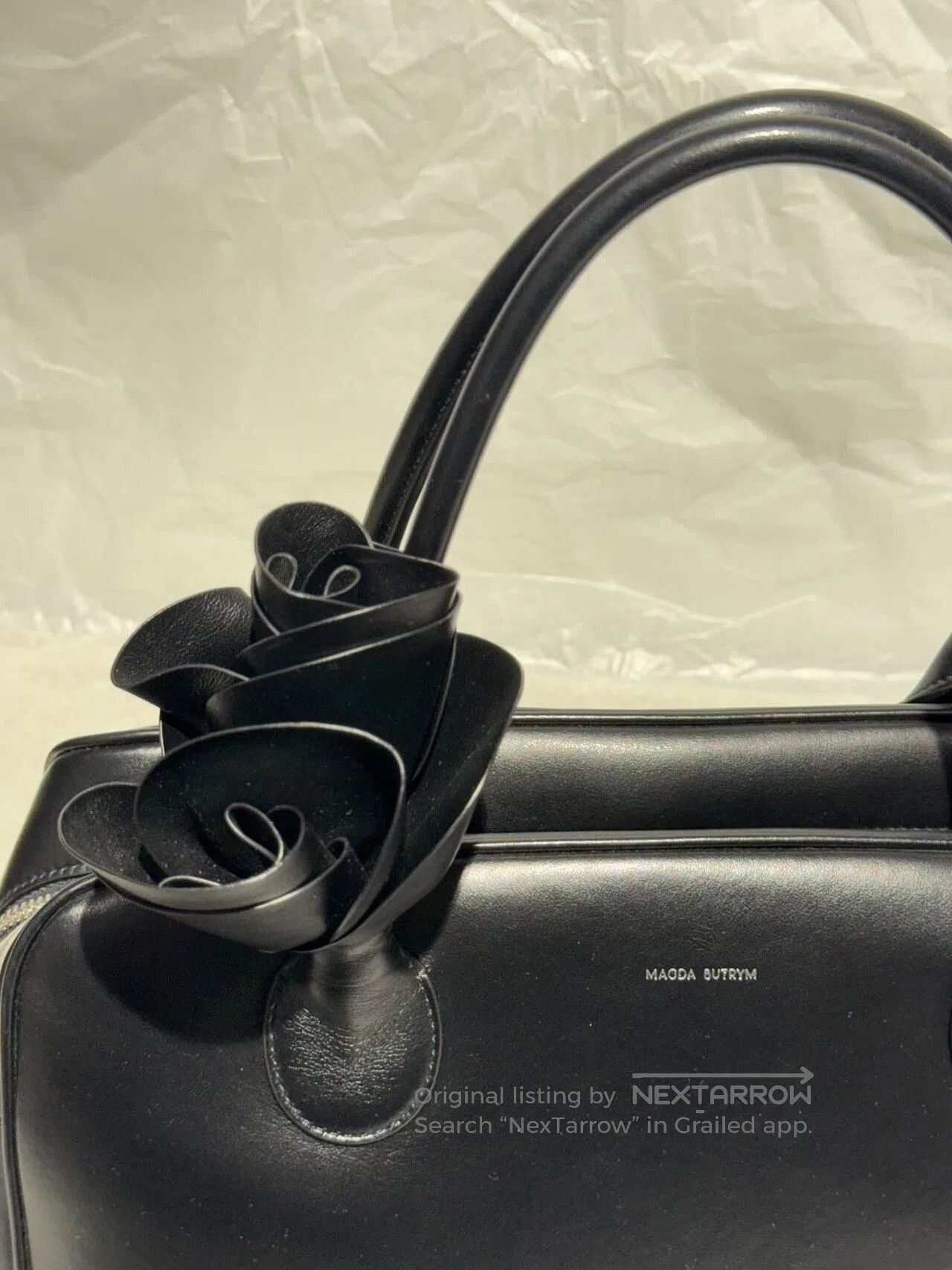 Magda Butrym Magda Butrym Black Bowling Bag. Size ONE SIZE - 8 Thumbnail