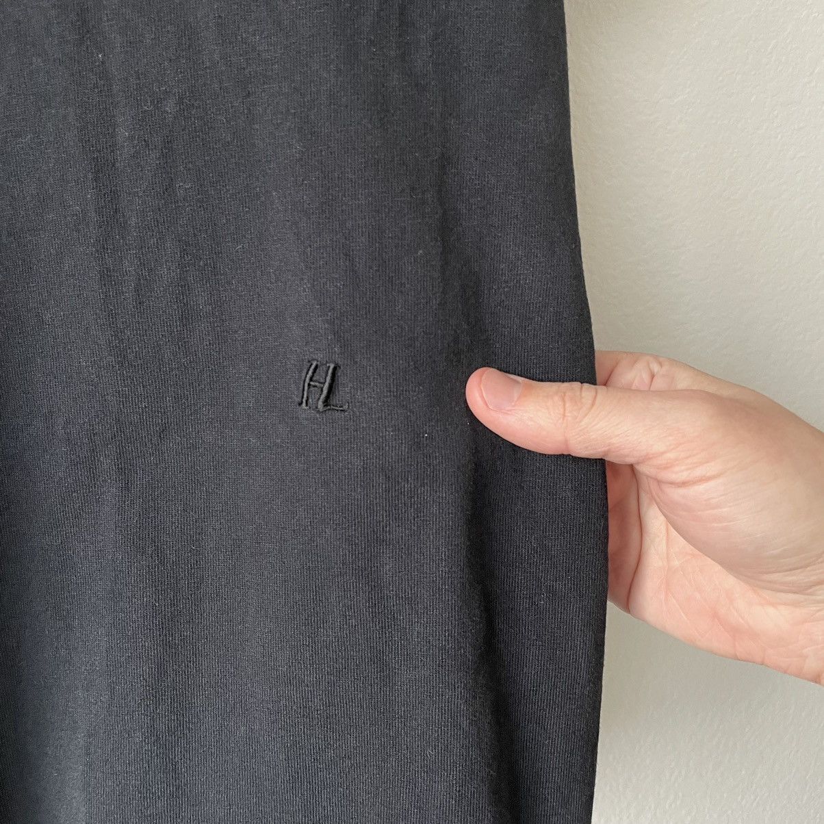 Helmut Lang Helmut Lang Monogramed Blank Black T-Shirt Size US XS / EU 42 / 0 - 3 Thumbnail