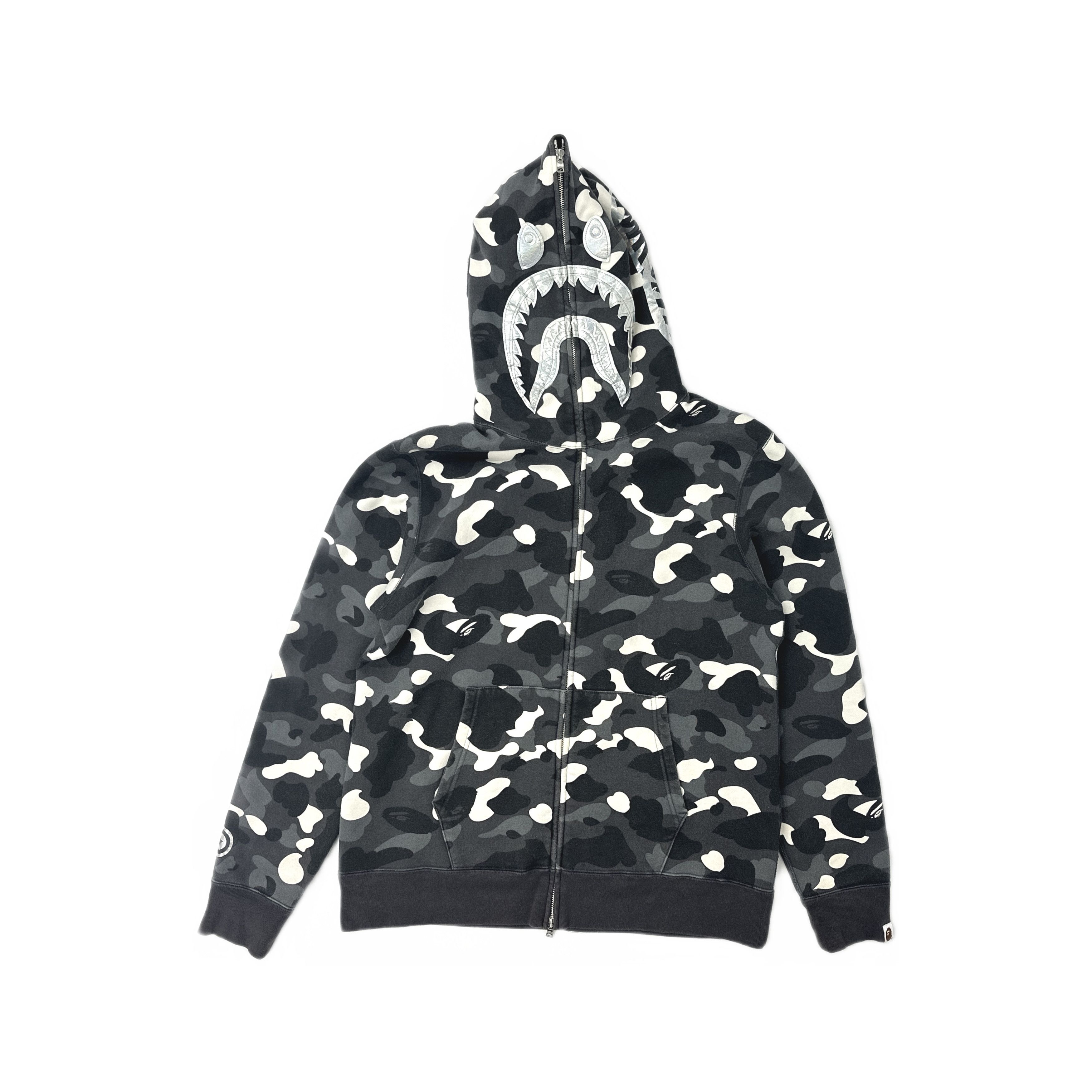 Bape BAPE x PUBG SHARK FULL ZIP HOODIE | Grailed