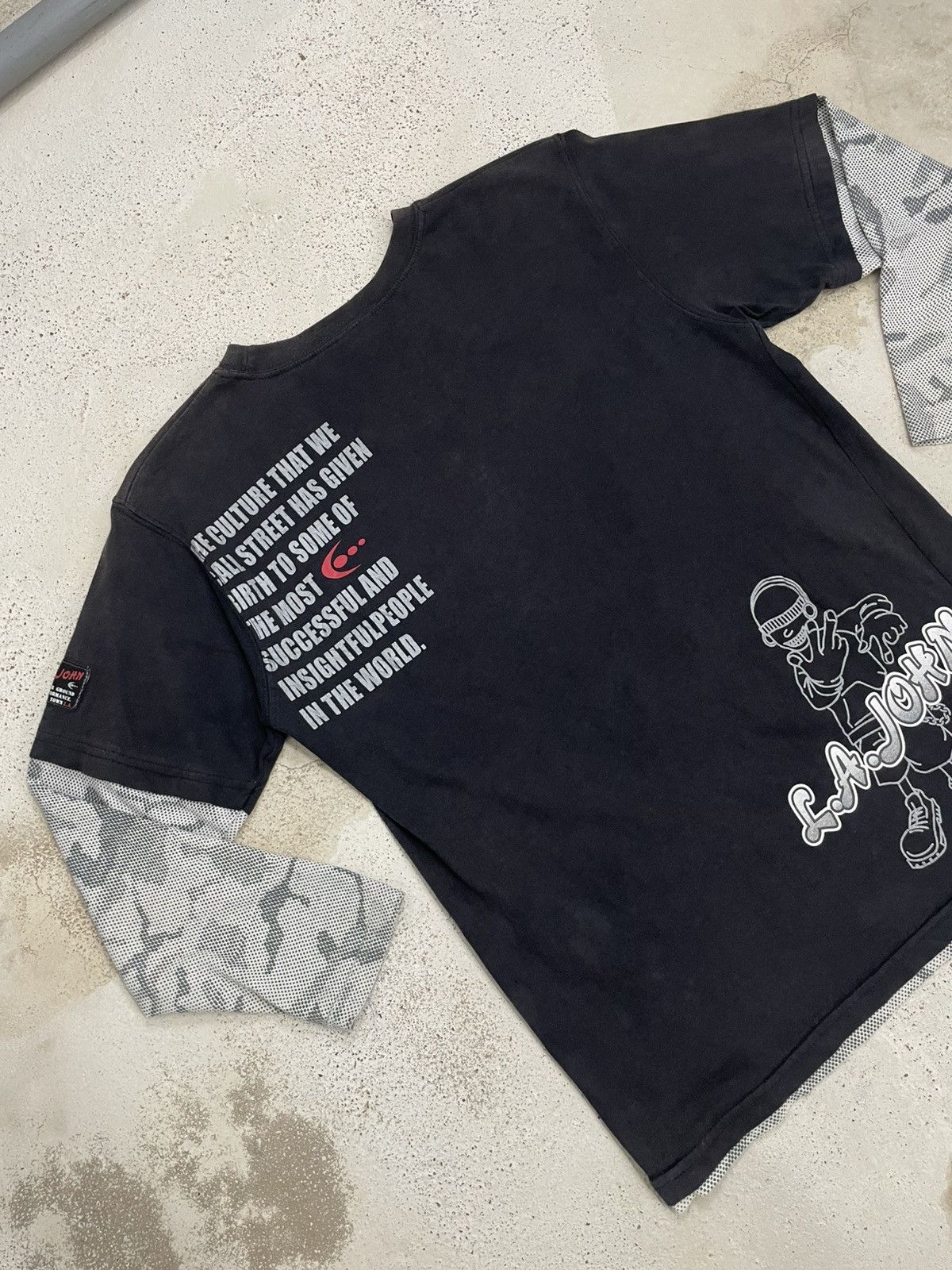 JNCO Sunfaded Vintage LA John Y2K Hip Hop Funky Town LA Size XS / US 0-2 / IT 36-38 - 11 Thumbnail
