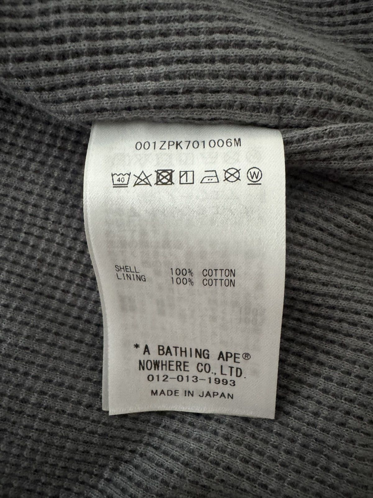 Bape Bape 2nd Shark Full Zip Hoodie Gray Size Small PONR Size US S / EU 44-46 / 1 - 11 Thumbnail