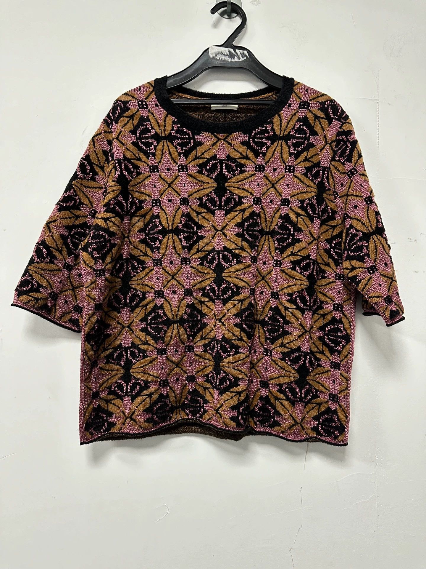 Dries Van Noten Dries Van Noten Knit Jacquard Top Size S / US 4 / IT 40 - 1 Thumbnail