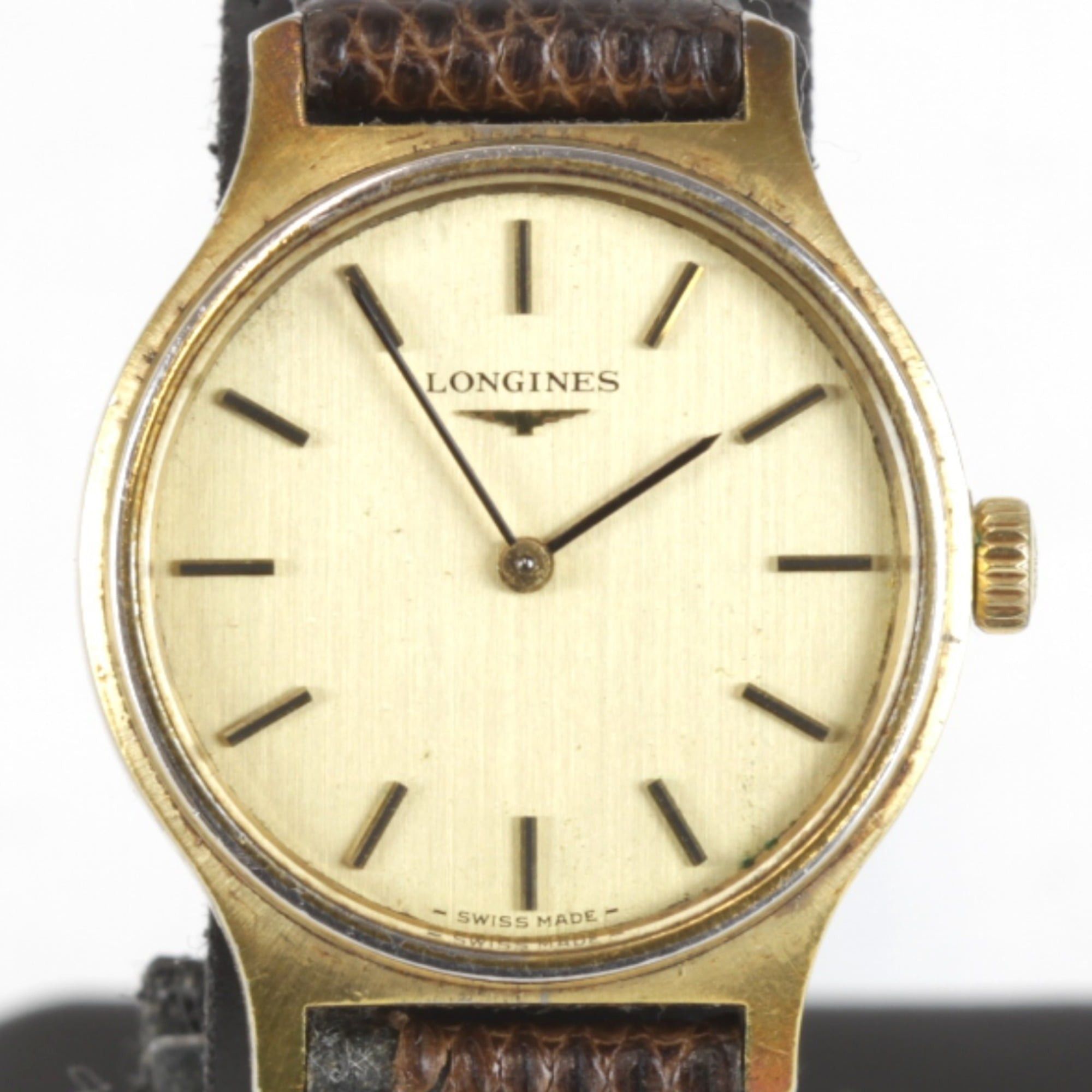 Longines Hand-Wound Stainless Steel Watch for Women and Gold